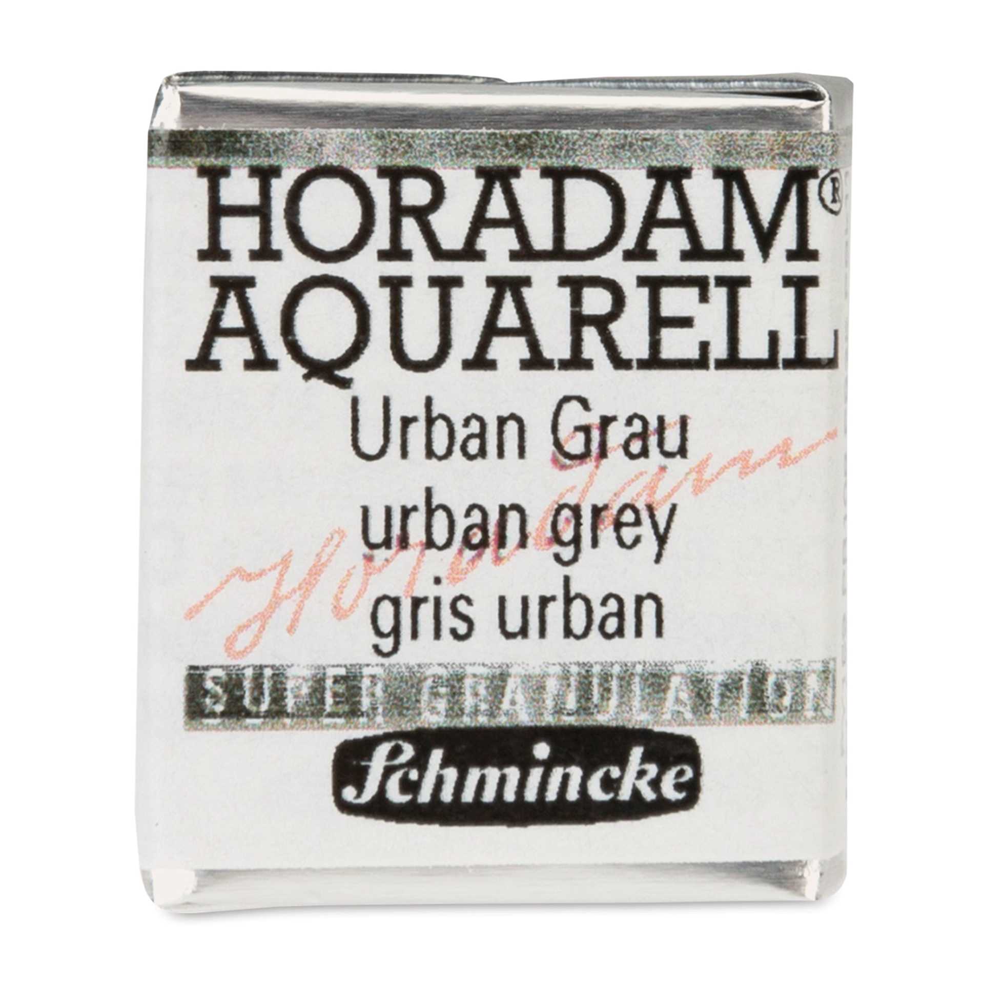 Schmincke Horadam Aquarell Watercolor - Urban Grey, Supergranulation, Half Pan