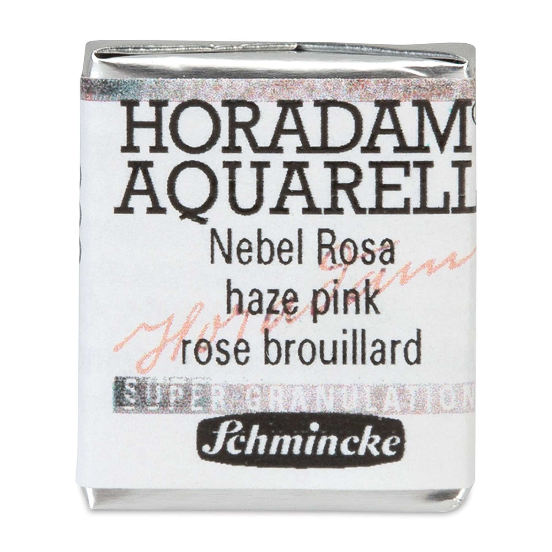 Schmincke Horadam Aquarell Watercolor - Haze Pink, Half Pan