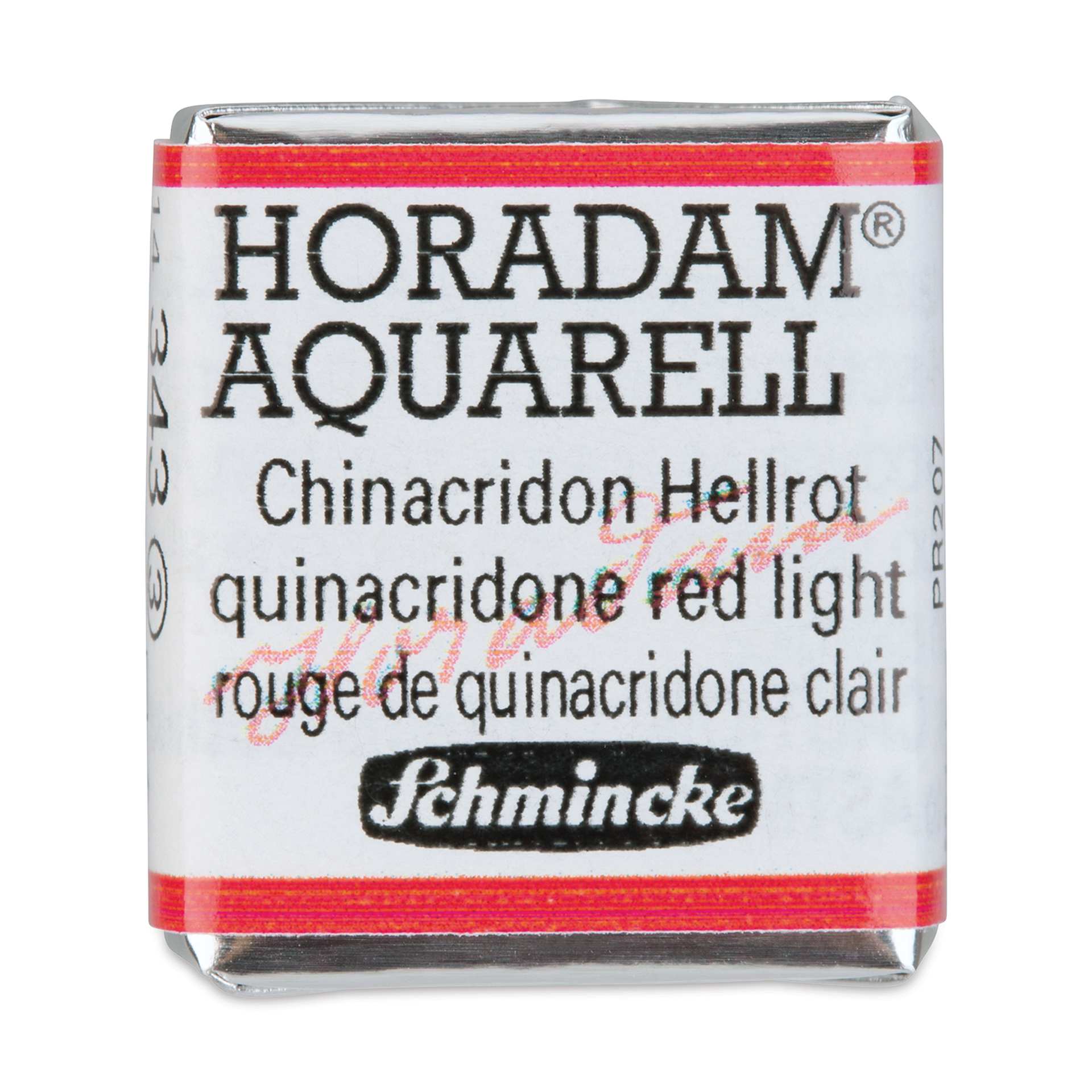 Schmincke Horadam Aquarell Artist Watercolor - Quinacridone Red Light, Half Pan