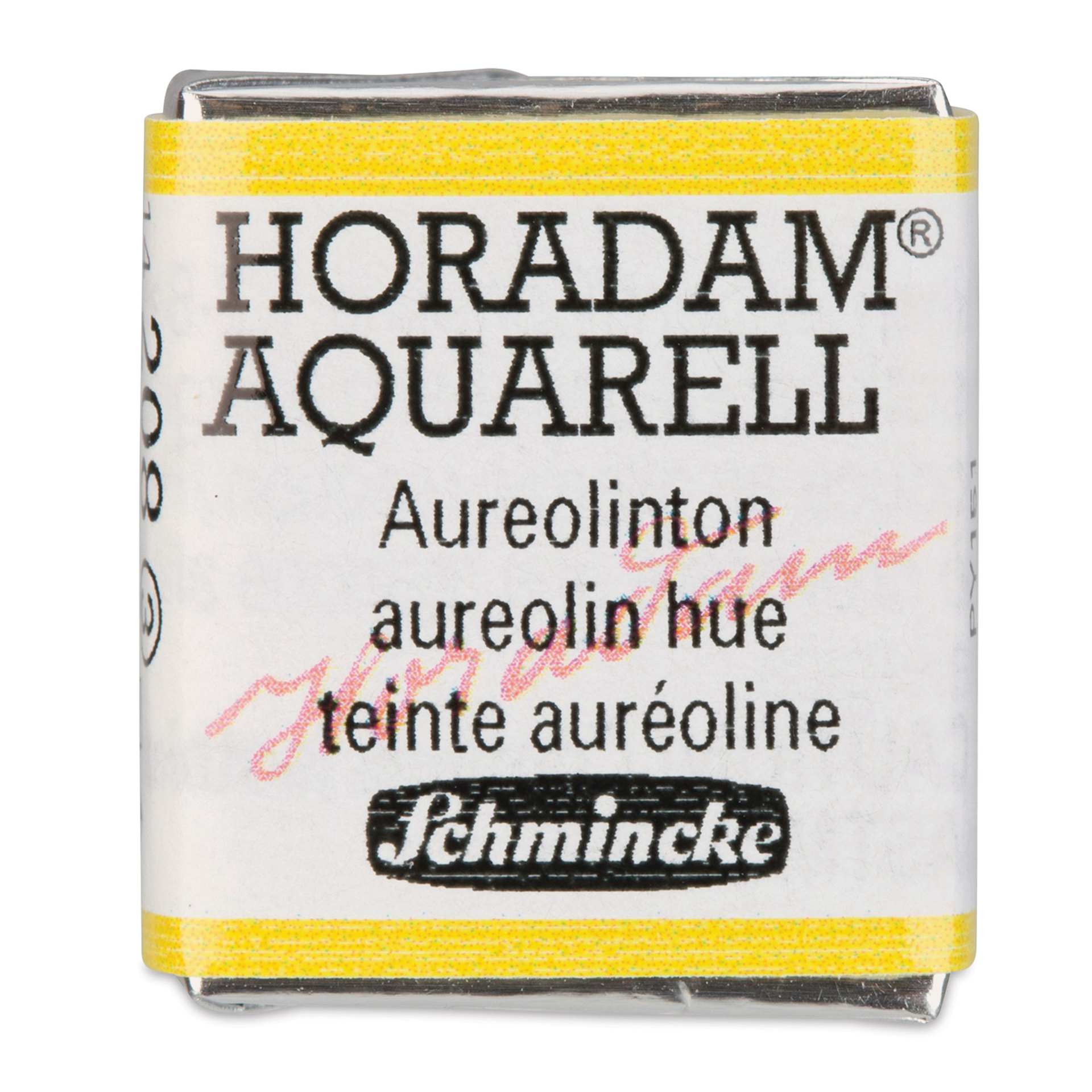 Schmincke Horadam Aquarell Watercolor - Aureolin Hue, Half Pan