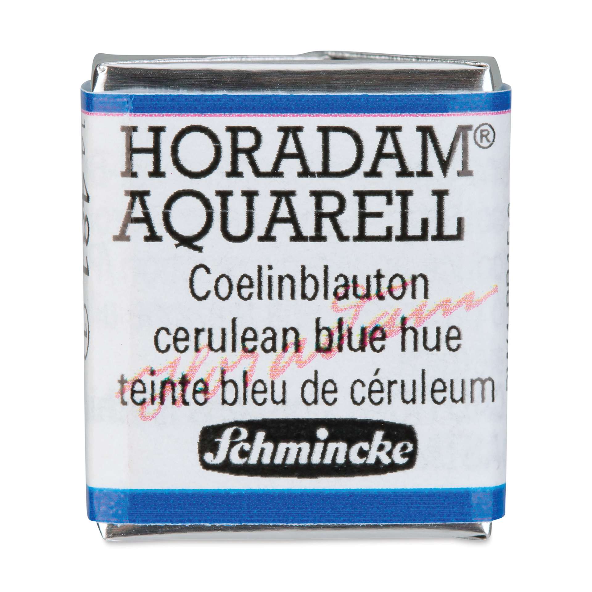 Schmincke Horadam Aquarell Artist Watercolor - Cerulean Blue Hue, Half Pan