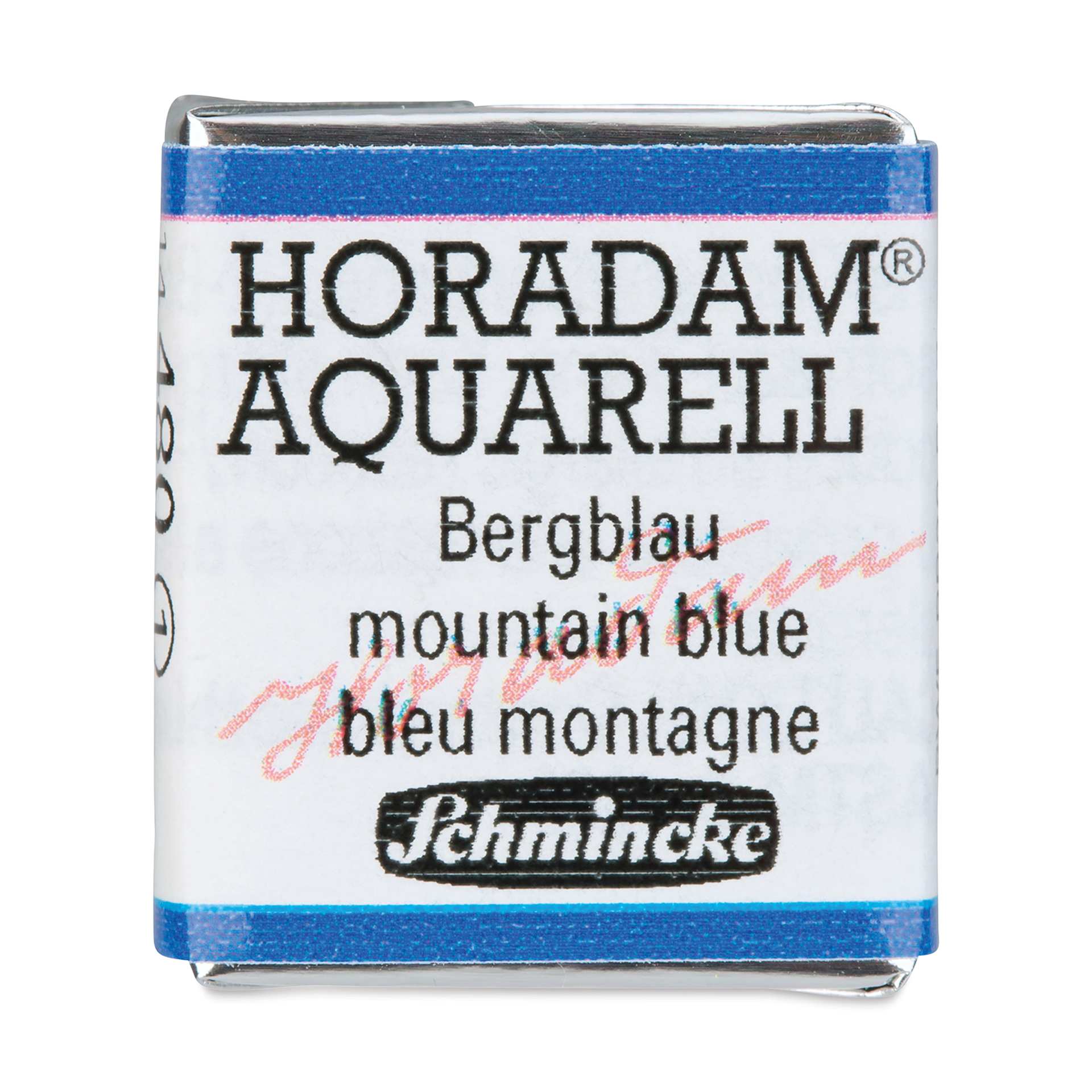 Schmincke Horadam Aquarell Watercolor - Mountain Blue, Half Pan