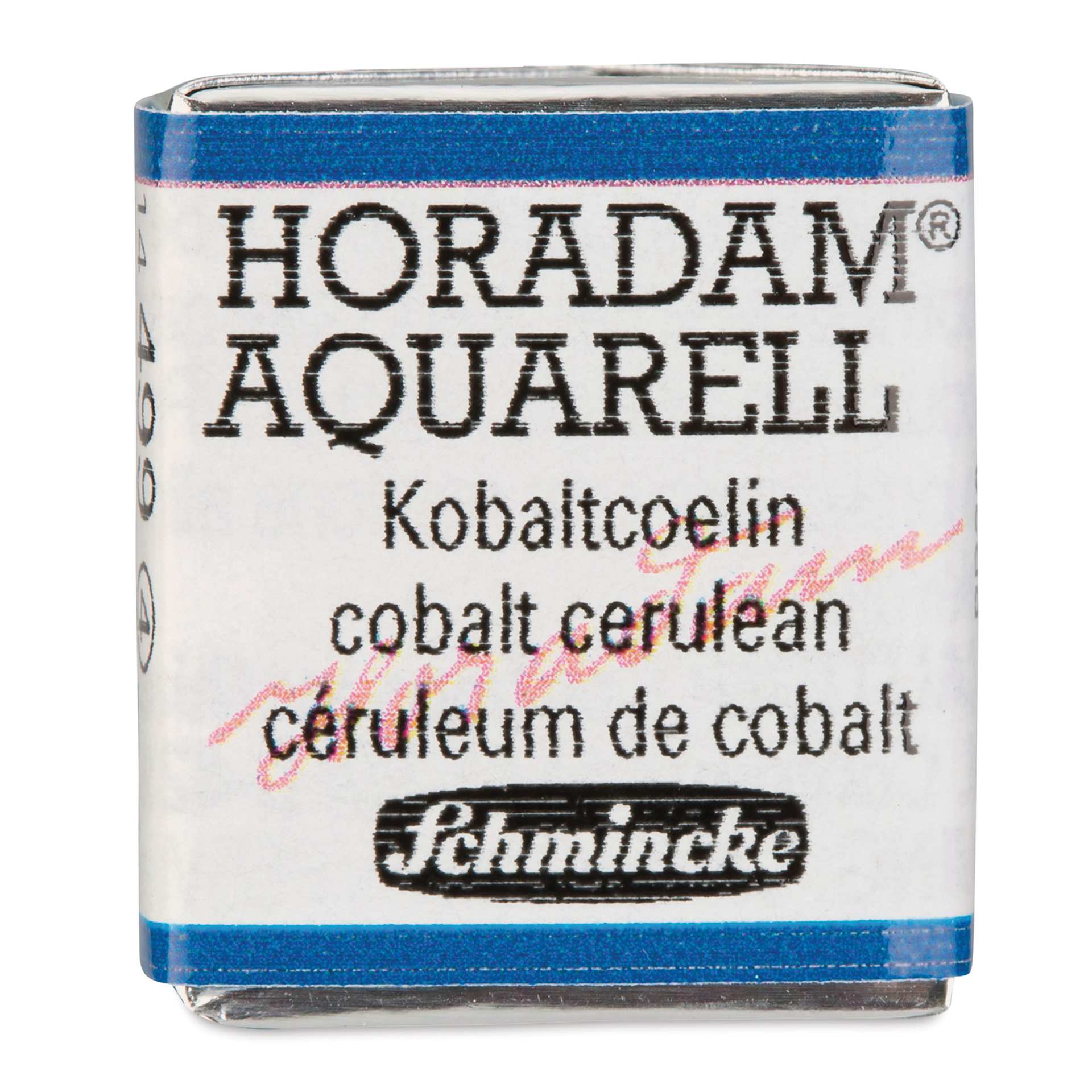 Schmincke Horadam Aquarell Watercolor - Cobalt Cerulean, Half Pan