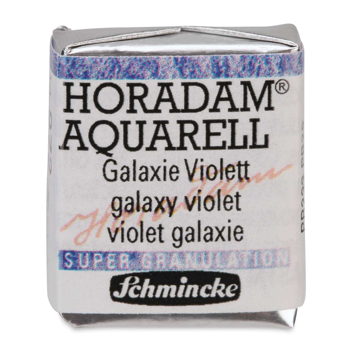 Schmincke Horadam Aquarell Artist Watercolor - Galaxy Violet, Supergranulation, Half Pan