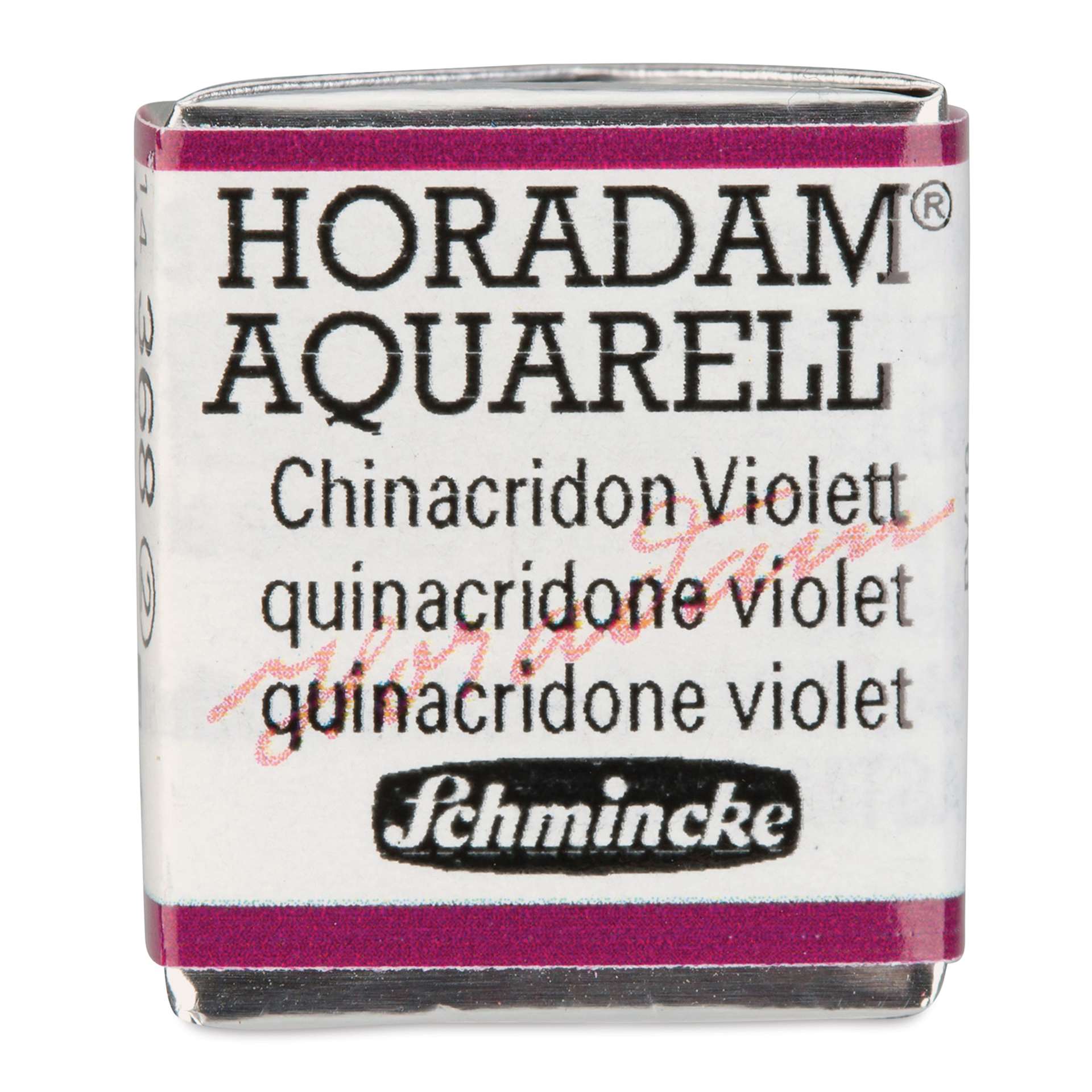 Schmincke Horadam Aquarell Watercolor - Quinacridone Violet, Half Pan