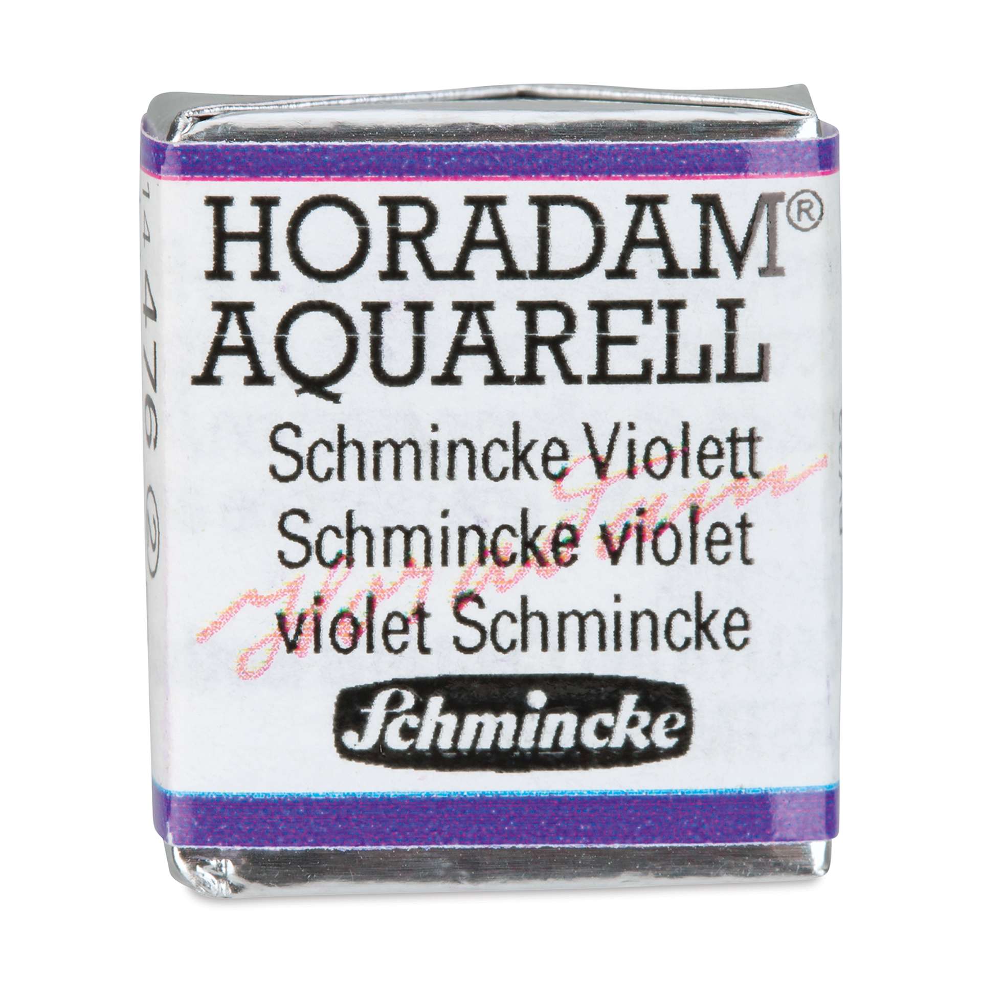 Schmincke Horadam Aquarell Artist Watercolor - Schmincke Violet, Half Pan