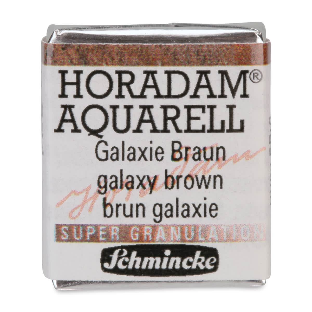 Schmincke Horadam Aquarell Artist Watercolor - Galaxy Brown, Supergranulation, Half Pan