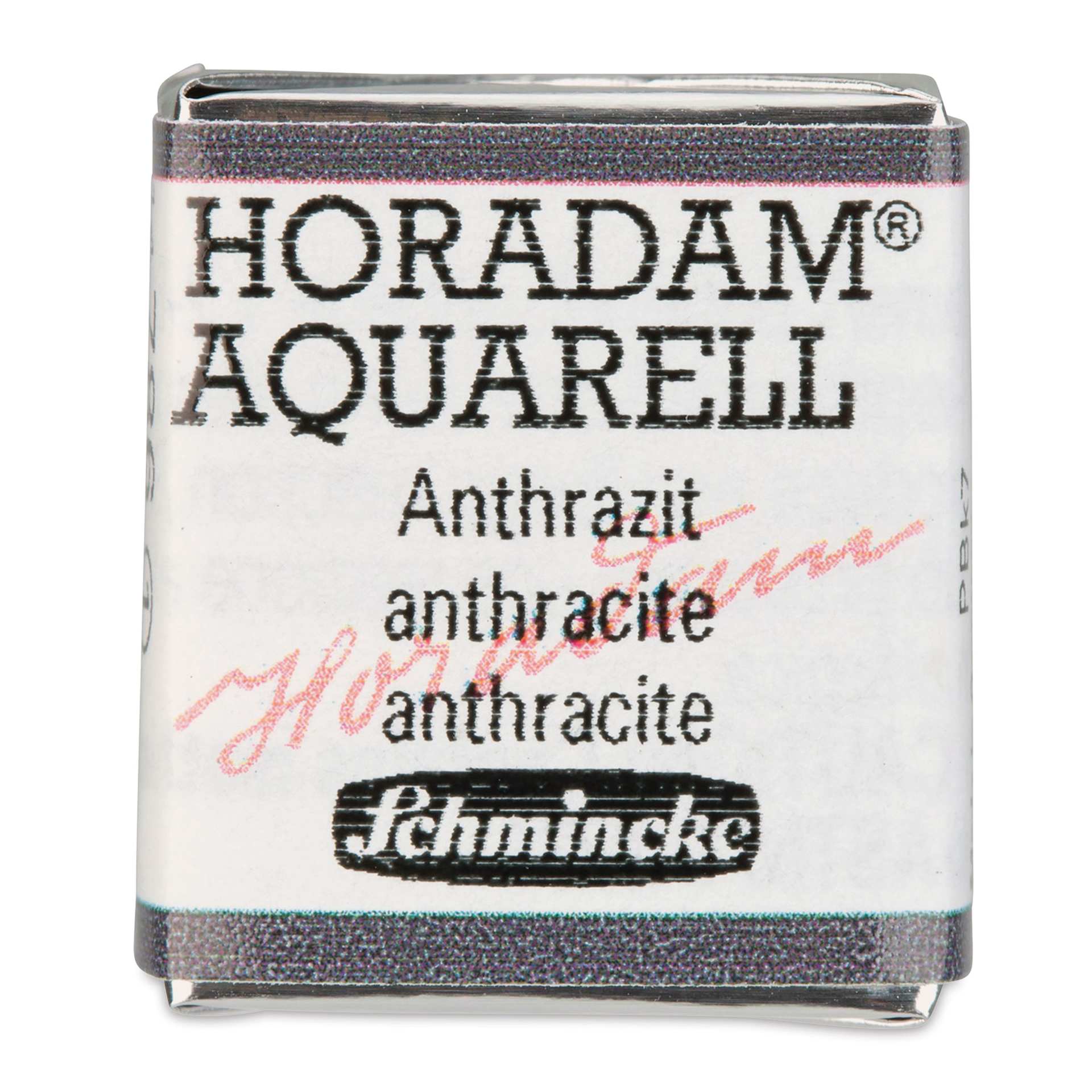 Schmincke Horadam Aquarell Watercolor - Anthracite, Half Pan