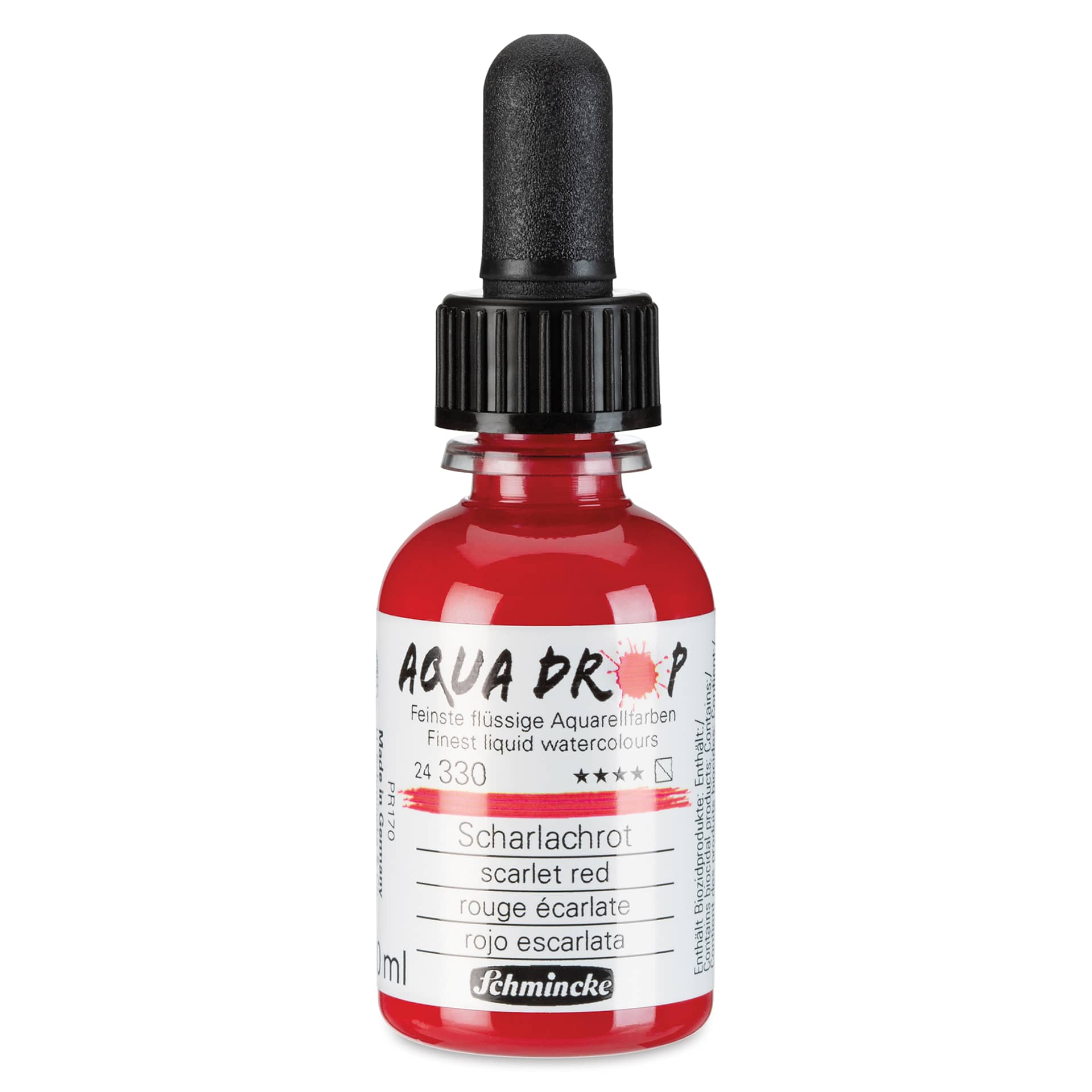 Schmincke Aqua Drop Watercolor - Scarlet Red, 30 ml
