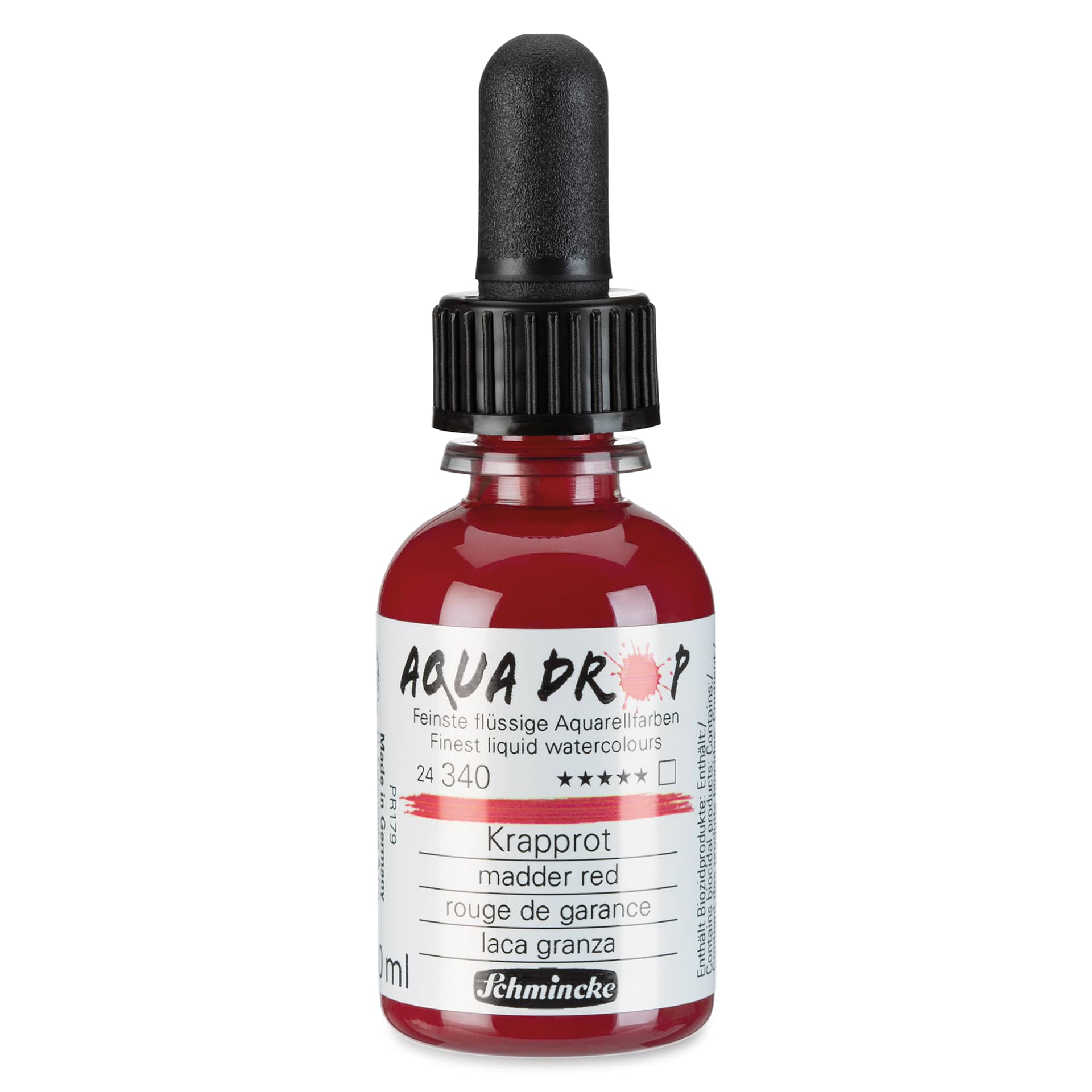 Schmincke Aqua Drop Watercolor - Madder Red, 30 ml