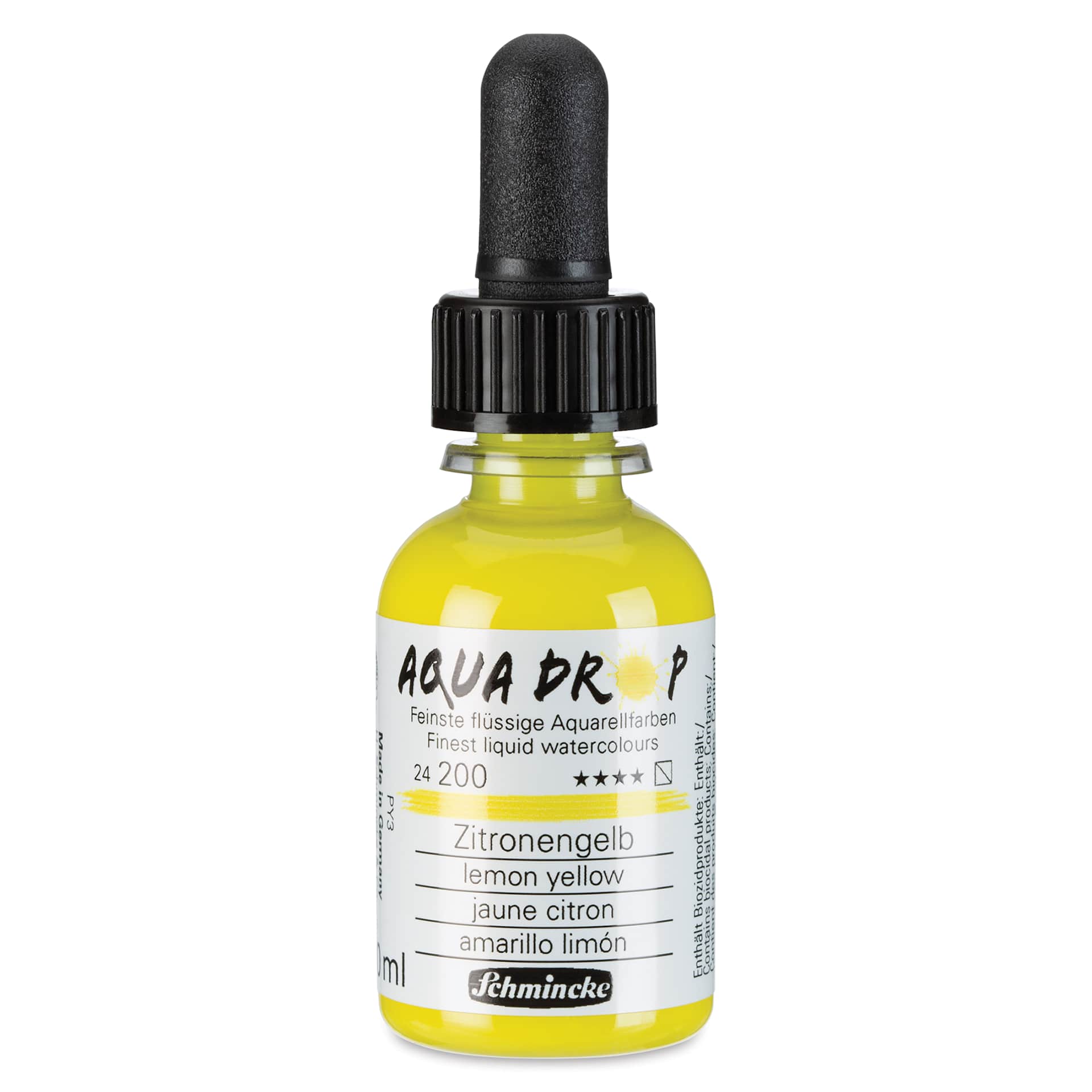 Schmincke Aqua Drop Watercolor - Lemon Yellow, 30 ml