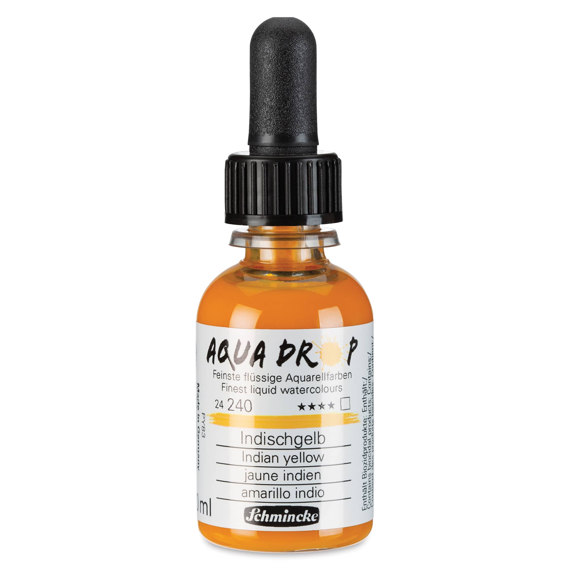Schmincke Aqua Drop Watercolor - Indian Yellow, 30 ml