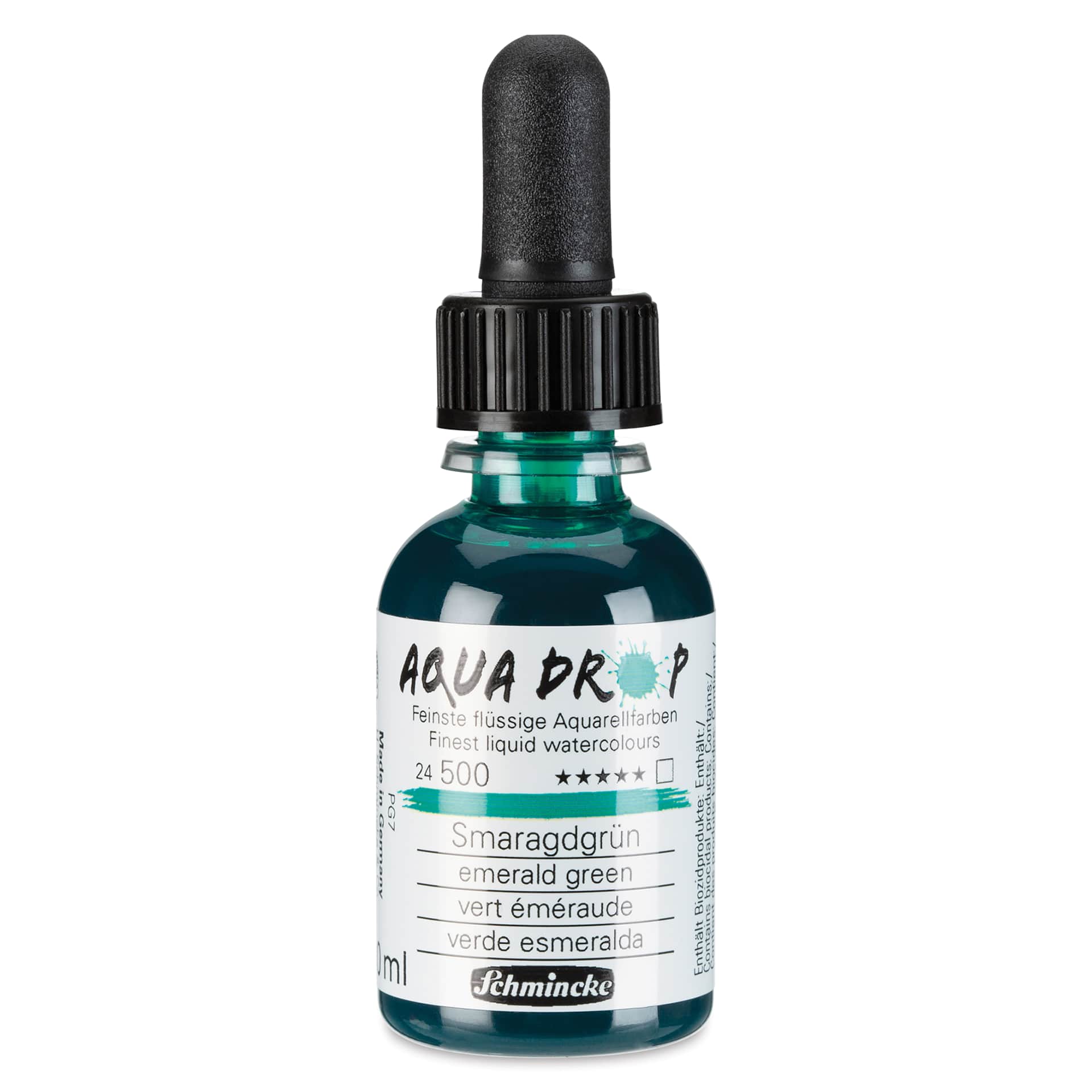 Schmincke Aqua Drop Watercolor - Emerald Green, 30 ml