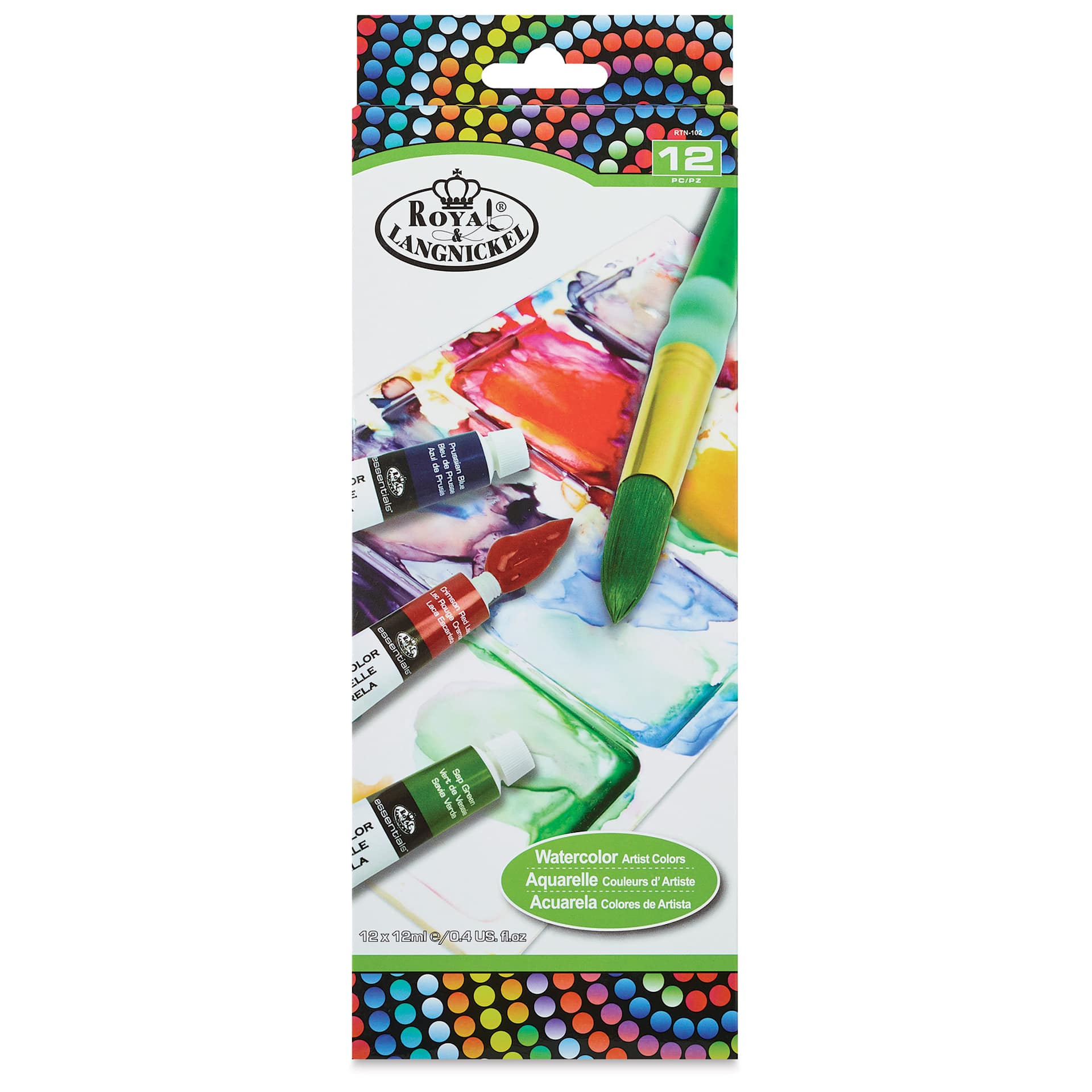 Royal & Langnickel Watercolor Paint Set of 12