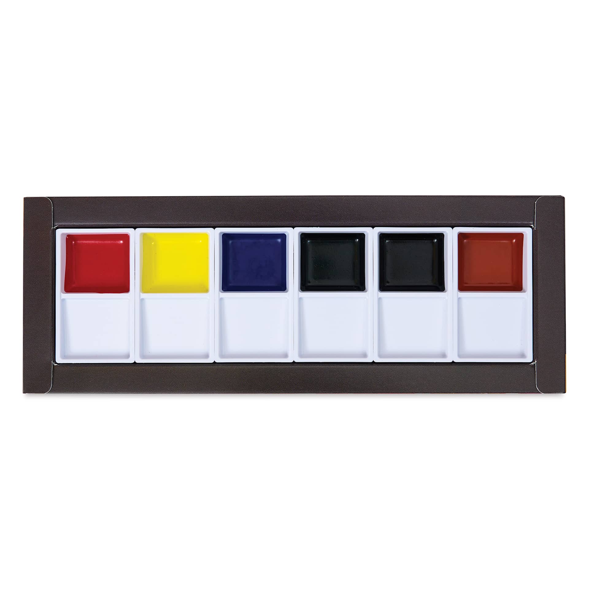 Grumbacher Japanese Watercolors - Set of 6, Mixing Set included colors