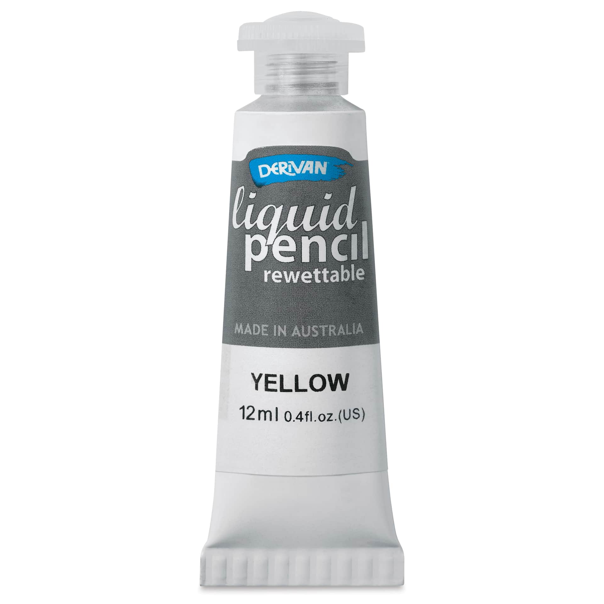 Derivan Rewettable Liquid Pencil Tube - Yellow, 12 ml