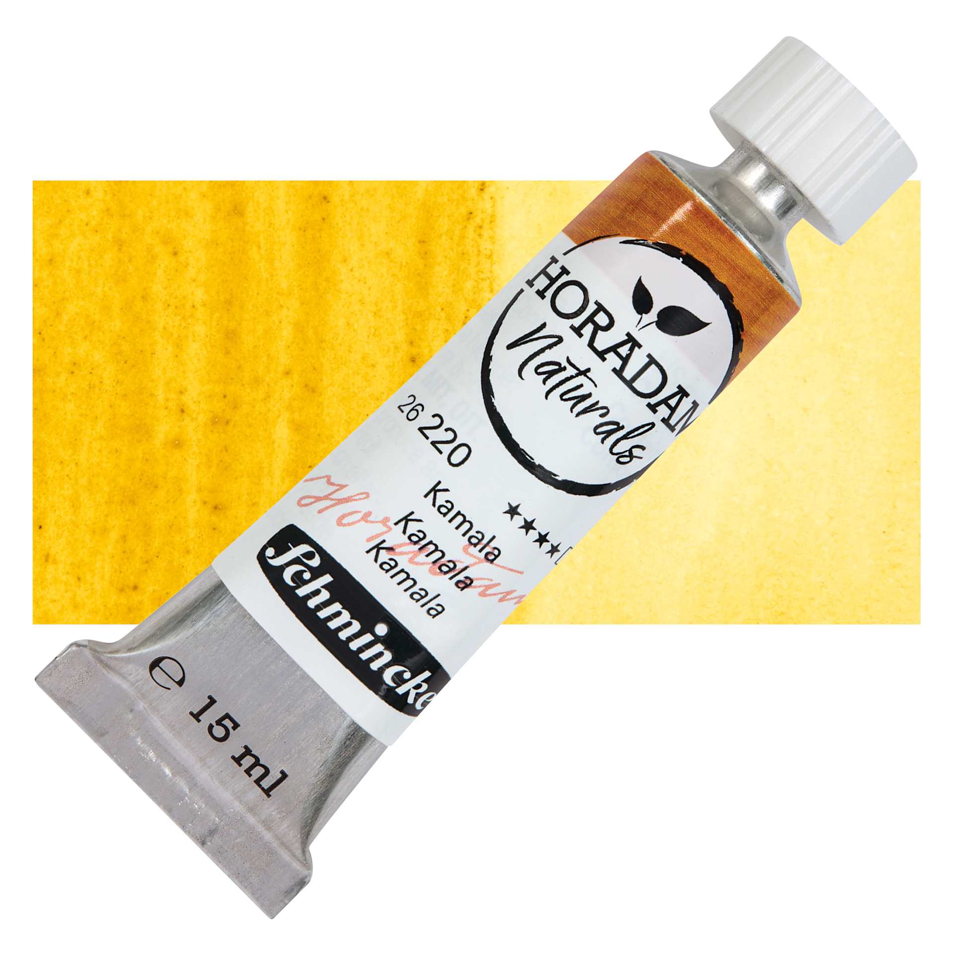Schmincke Horadam Naturals Watercolor - Kamala, 15 ml Tube with swatch