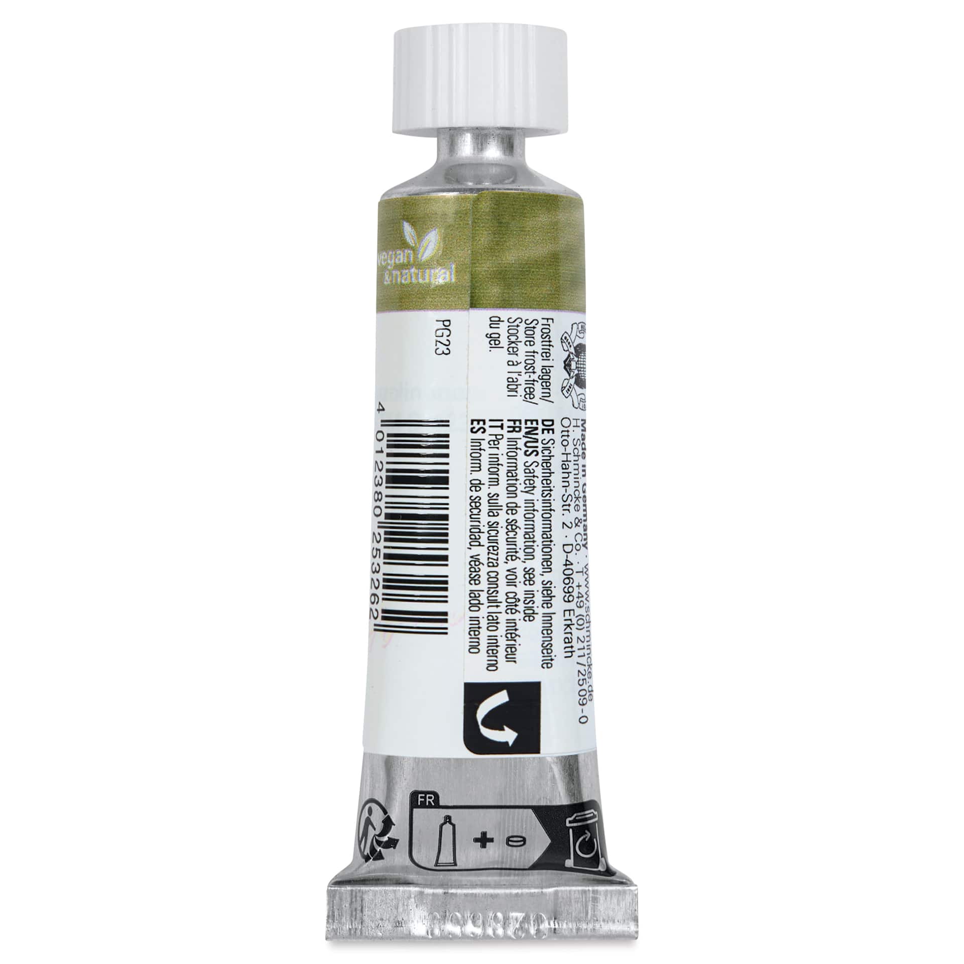 Schmincke Horadam Naturals Watercolor - Celadonite, 15 ml Tube, back