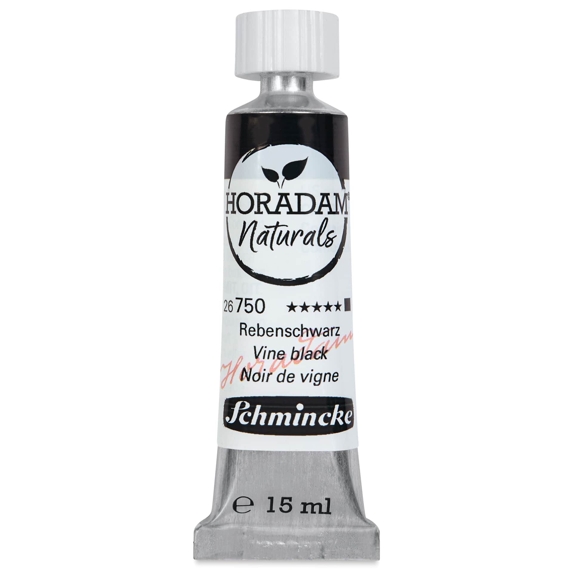 Schmincke Horadam Naturals Watercolor - Vine Black, 15 ml Tube, front