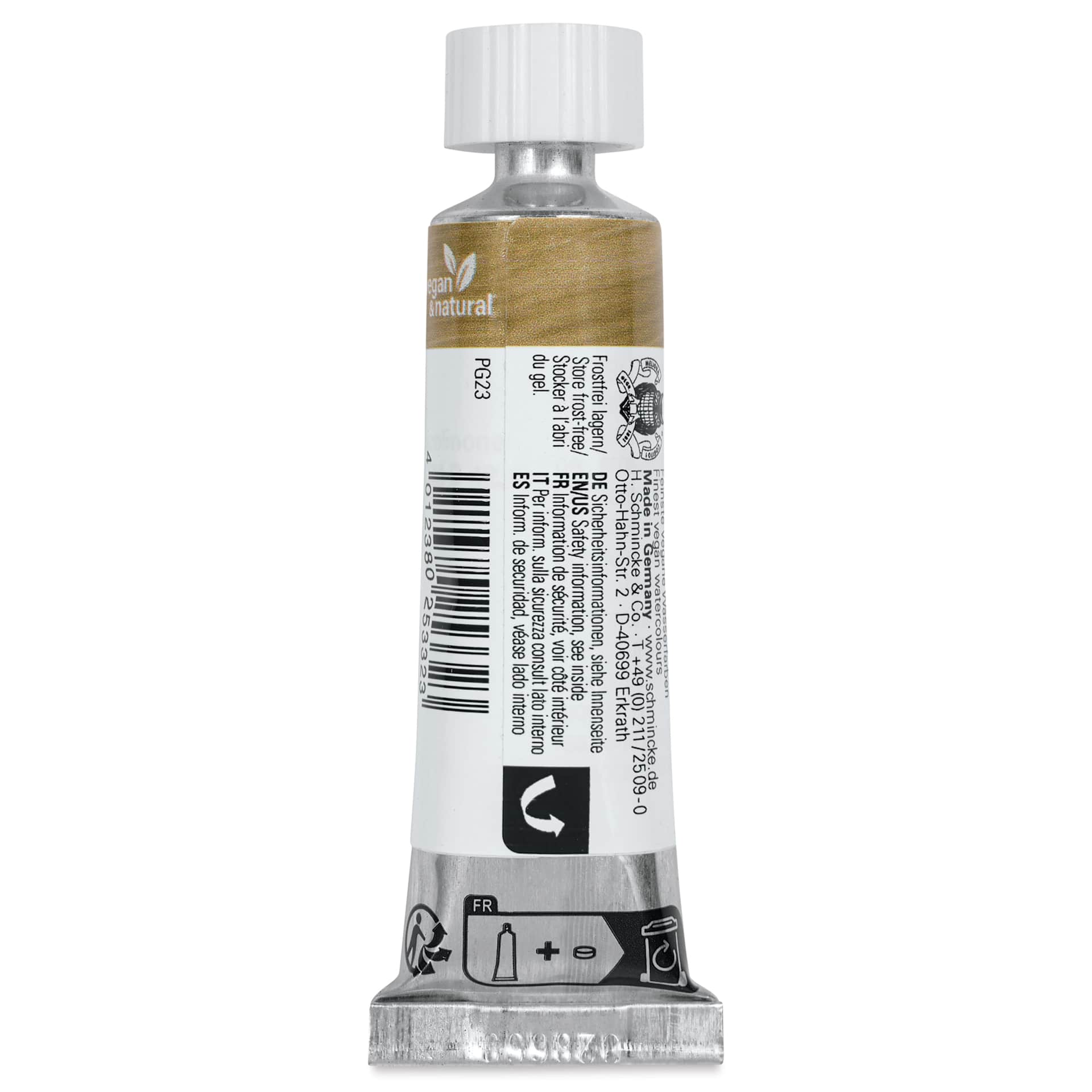 Schmincke Horadam Naturals Watercolor - Caucasus Earth, 15 ml Tube, back
