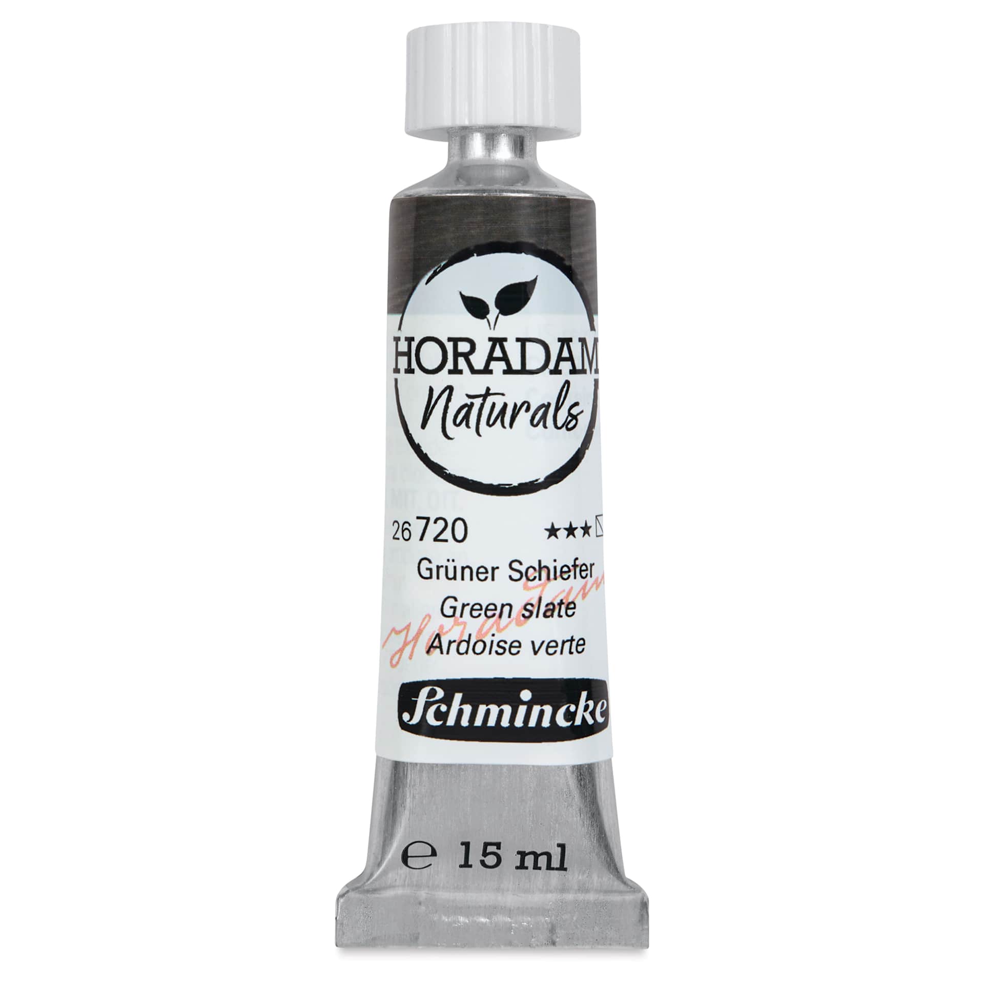 Schmincke Horadam Naturals Watercolor - Green Slate, 15 ml Tube, front