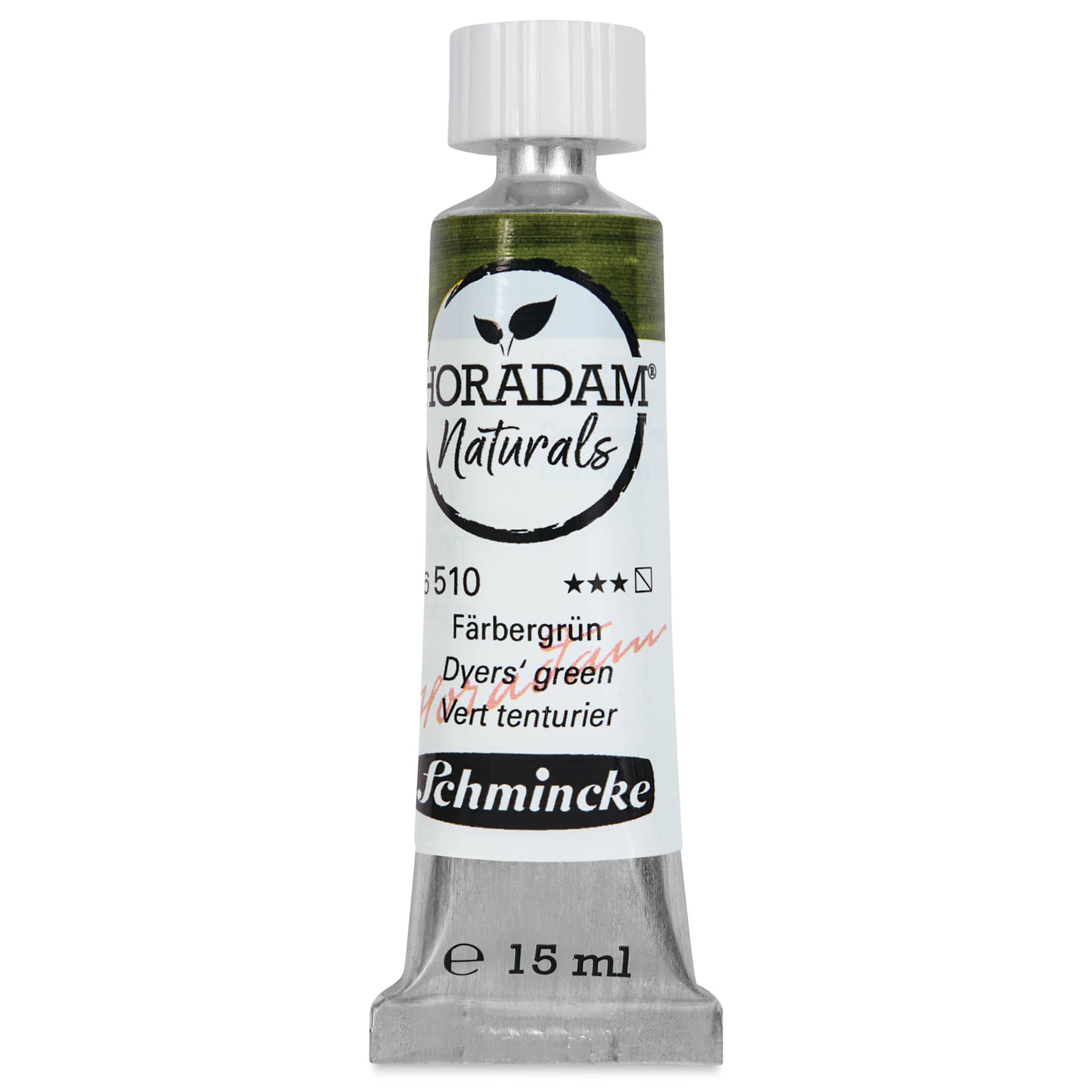 Schmincke Horadam Naturals Watercolor - Dyers' Green, 15 ml Tube, front