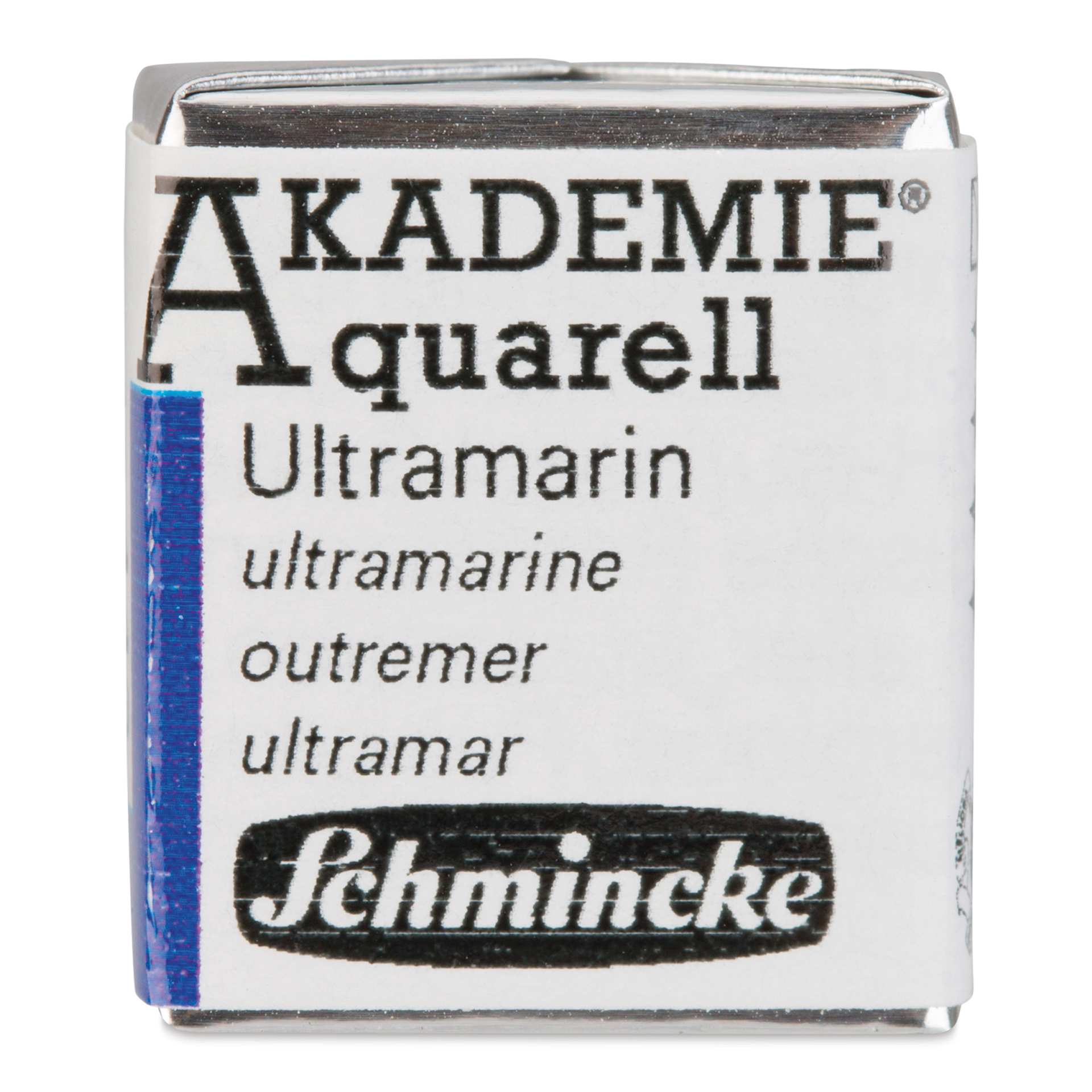 Schmincke Akademie Aquarell Watercolor Pan - Ultramarine, Half Pan