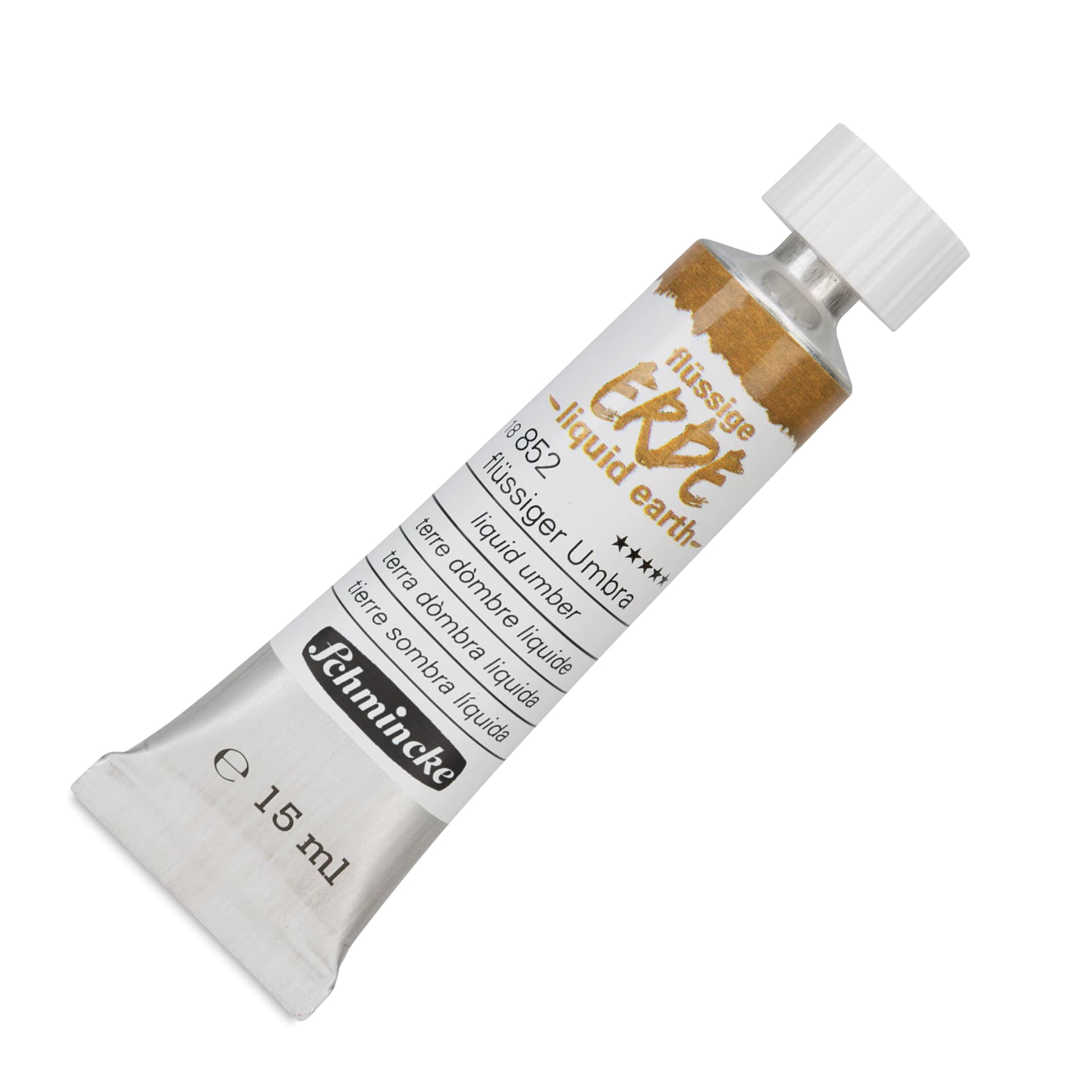 Schmincke Liquid Earth Watercolor Tube - Liquid Umber, 15 ml
