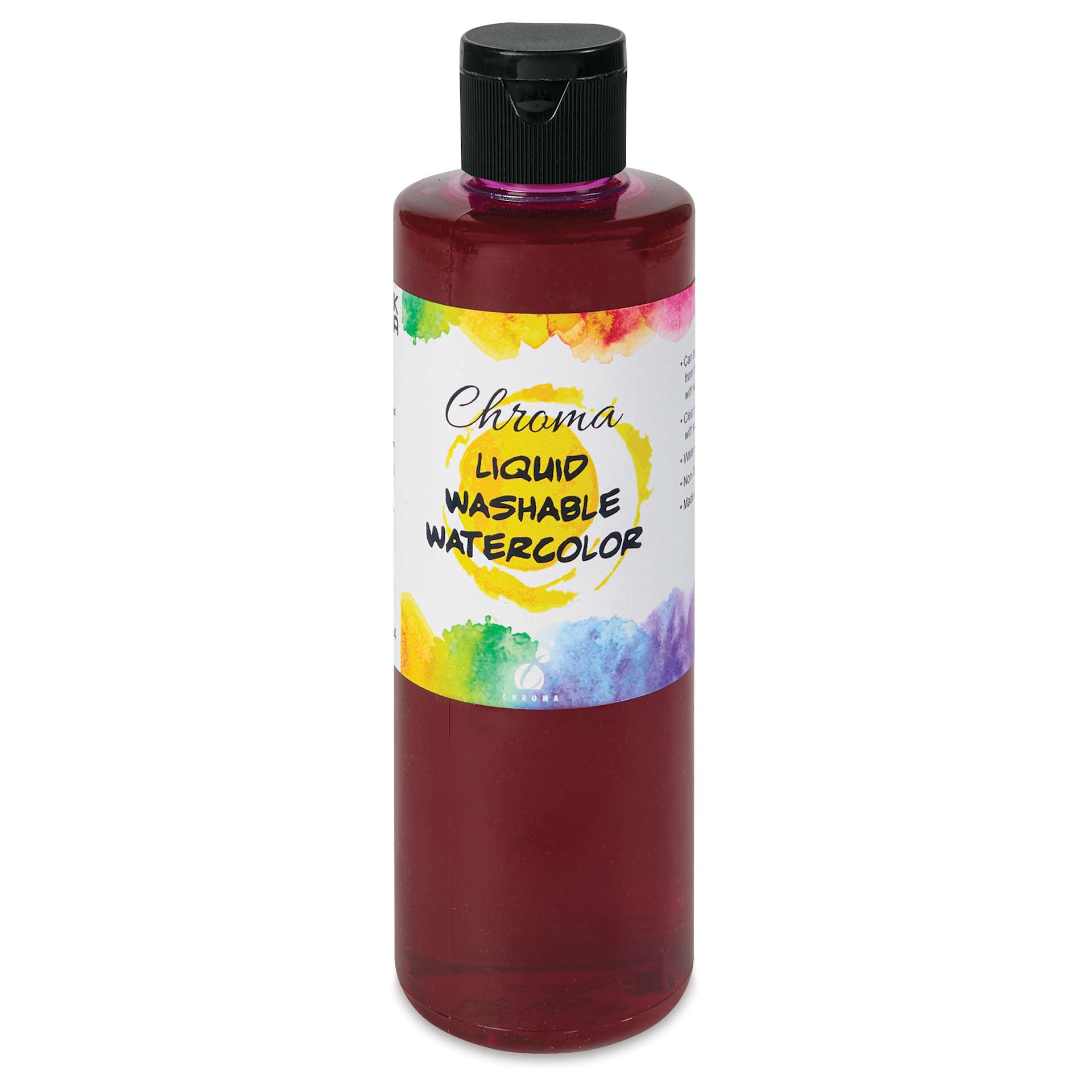 Chroma Liquid Washable Watercolor Paint - Magenta, 8.4 oz, Bottle, front