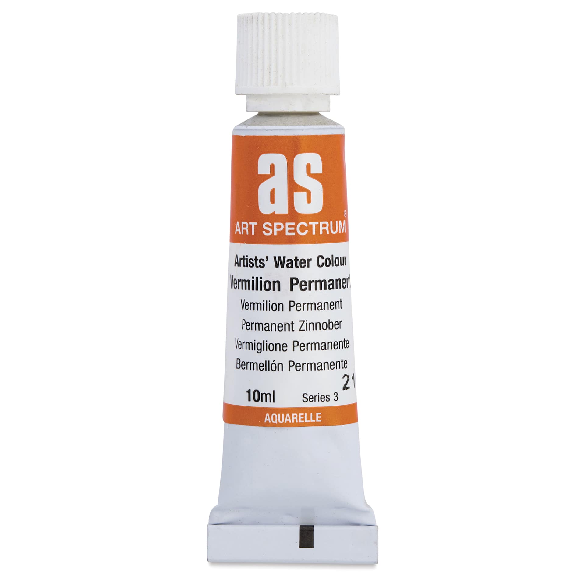 Art Spectrum Artists’ Watercolor Tube - Vermilion Permanent, 10 ml