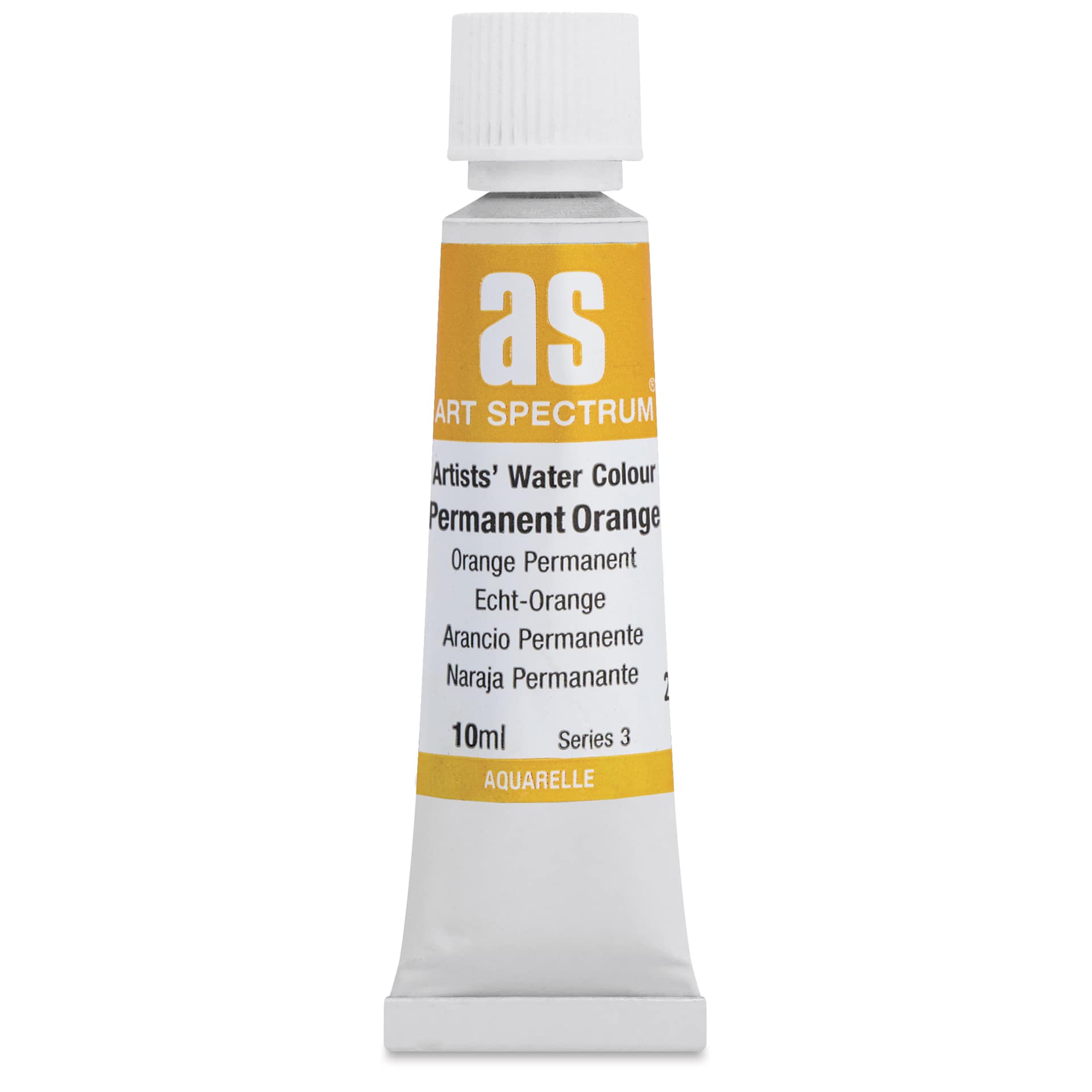 Art Spectrum Artists’ Watercolor Tube - Permanent Orange, 10 ml
