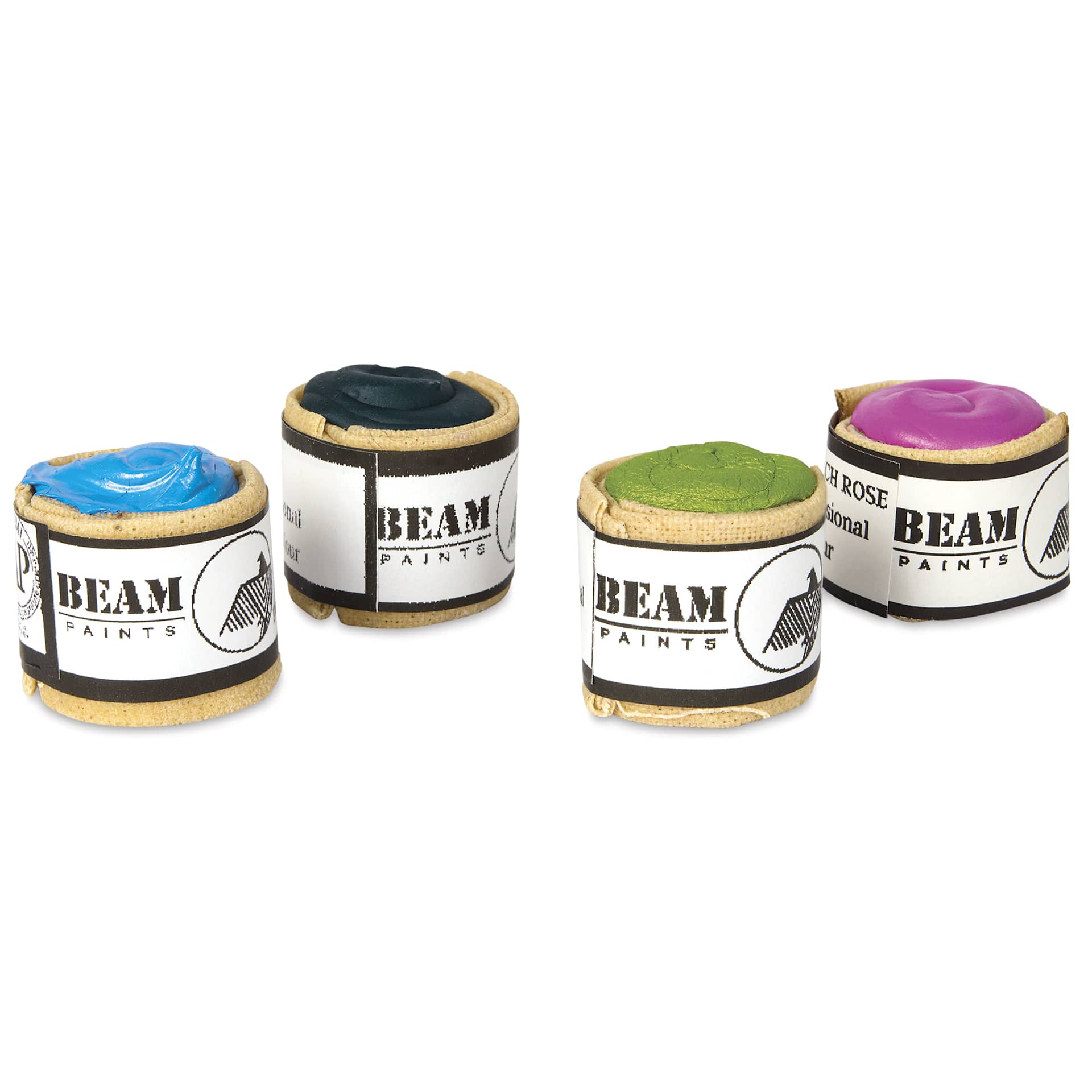 Beam Paints Watercolor Paintstones - Set of 4, Happy Birthday
