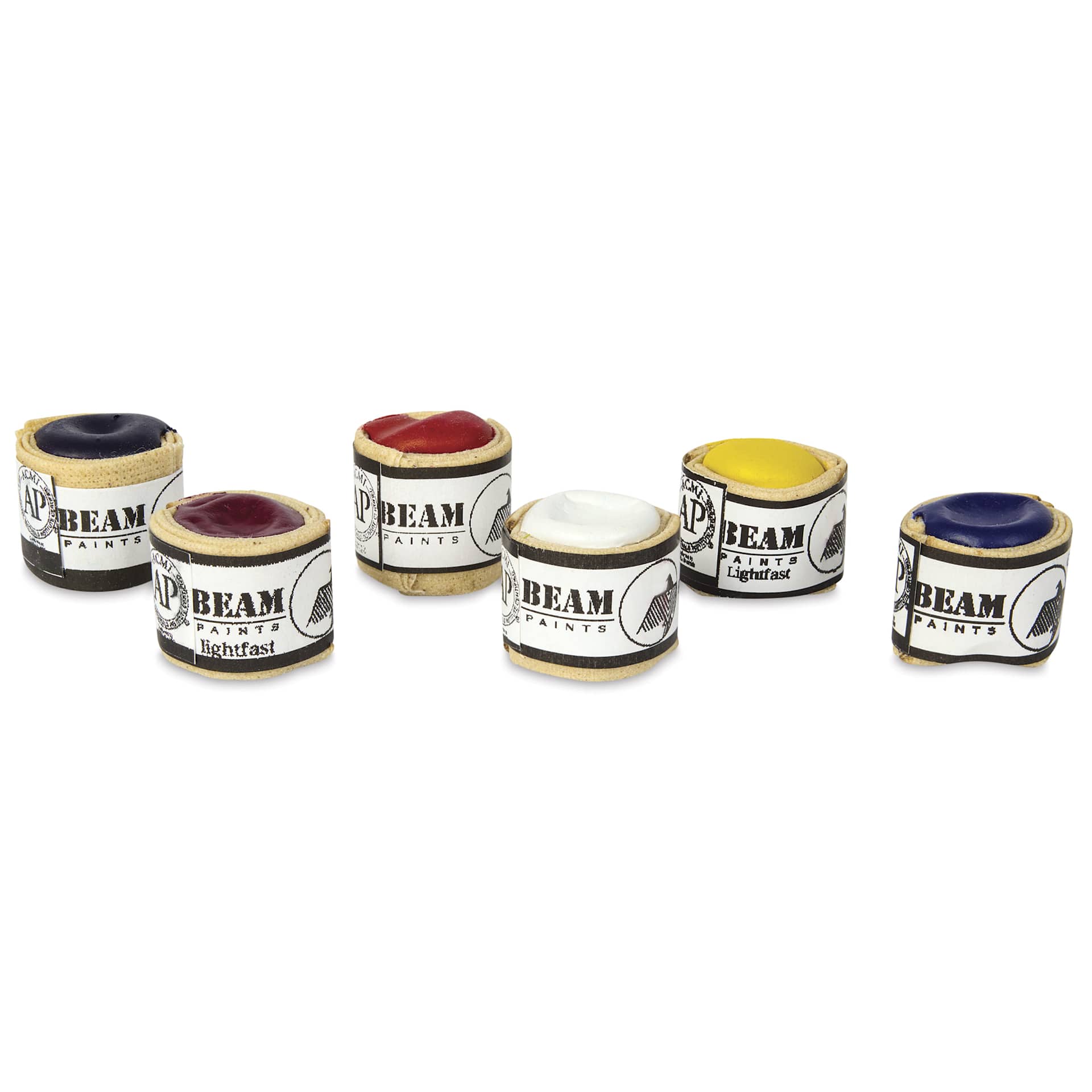 Beam Paints Watercolor Paintstones - Set of 6, Mixing Colors