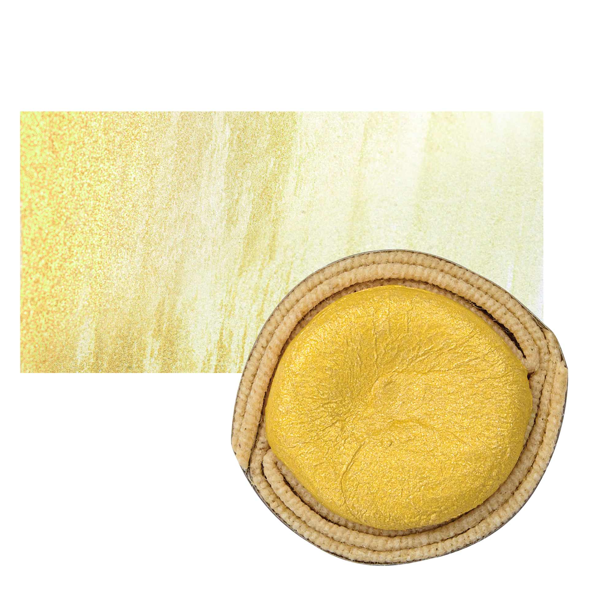 Beam Paints Watercolor Paintstone - Beach Sand stone and swatch