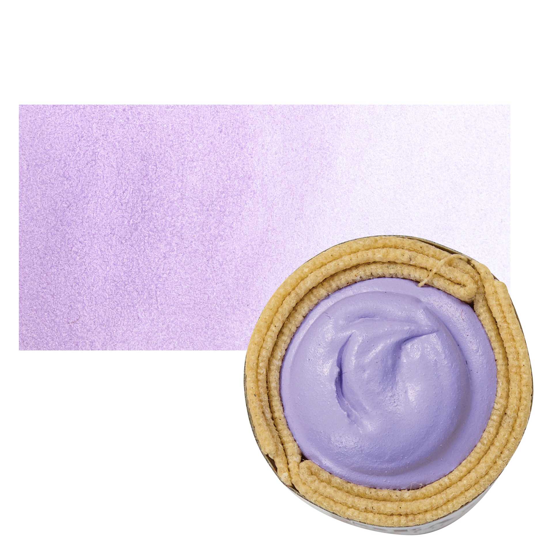 Beam Paints Watercolor Paintstone - Lilac stone and swatch