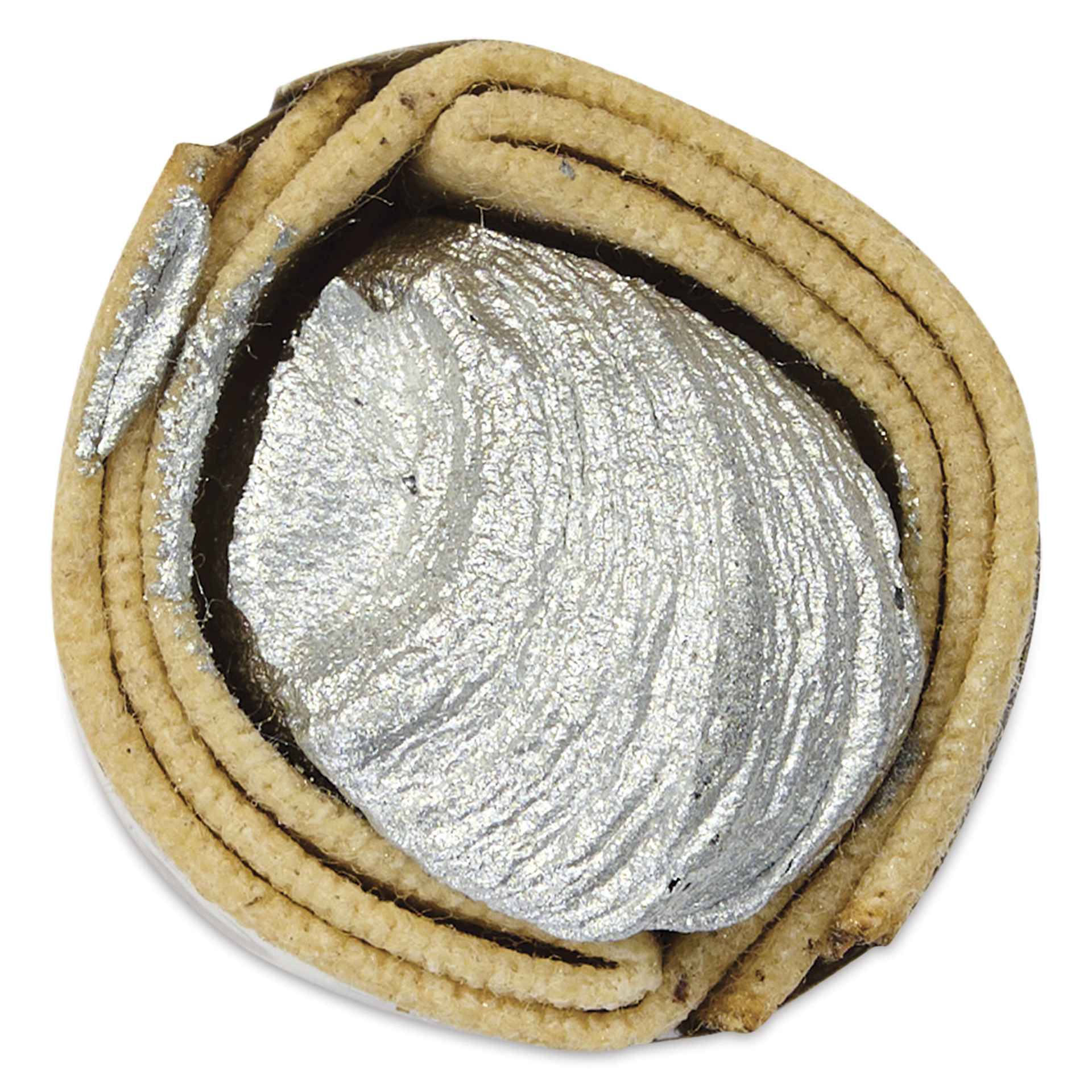 Beam Paints Watercolor Paintstone - Silver top view