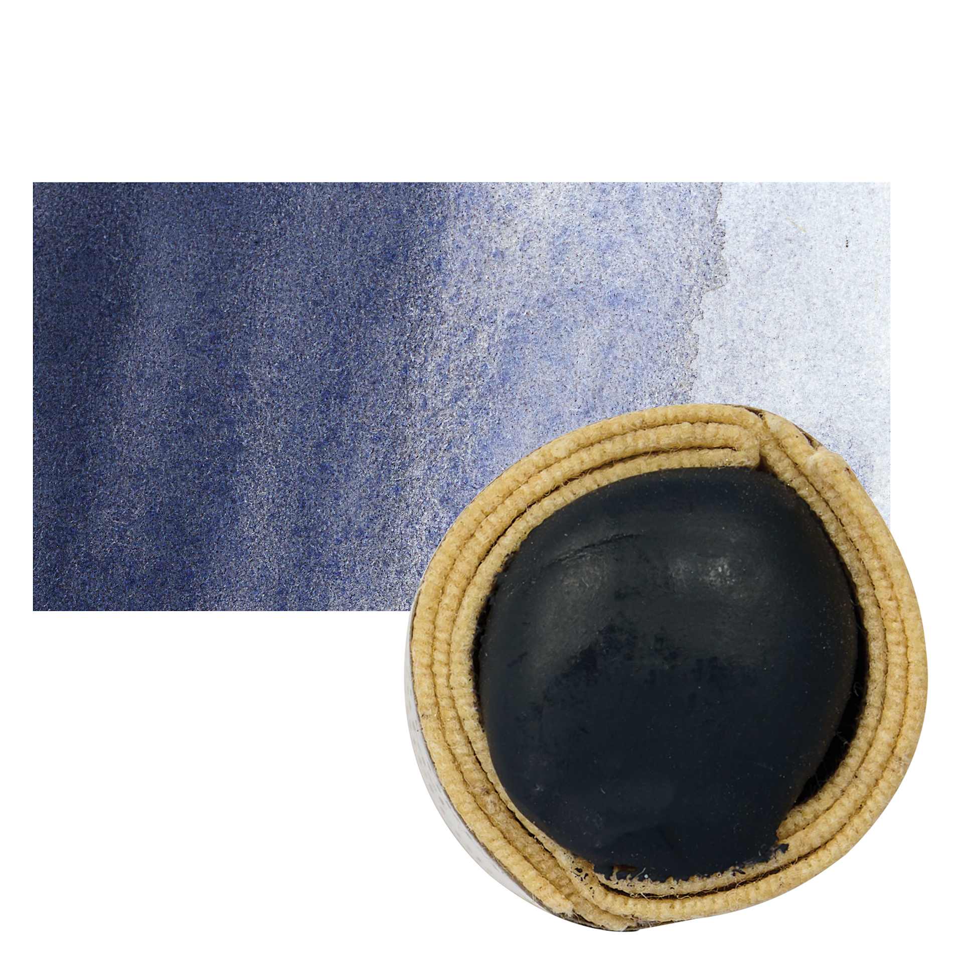 Beam Paints Watercolor Paintstone - Timberwolf stone and swatch