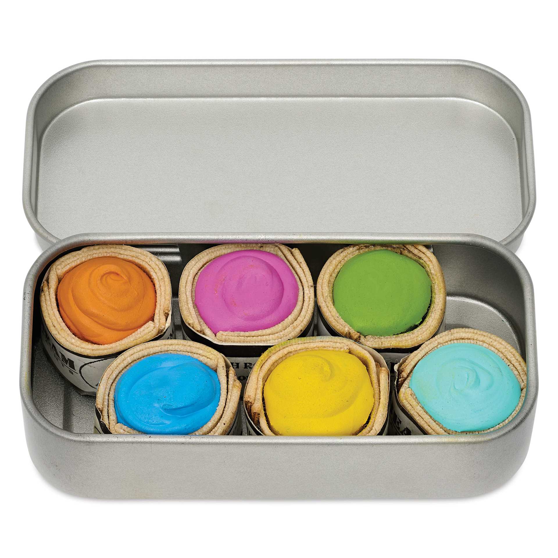 Beam Watercolor Empty Tin - Small, filled with Beam watercolor paintstones (not included)