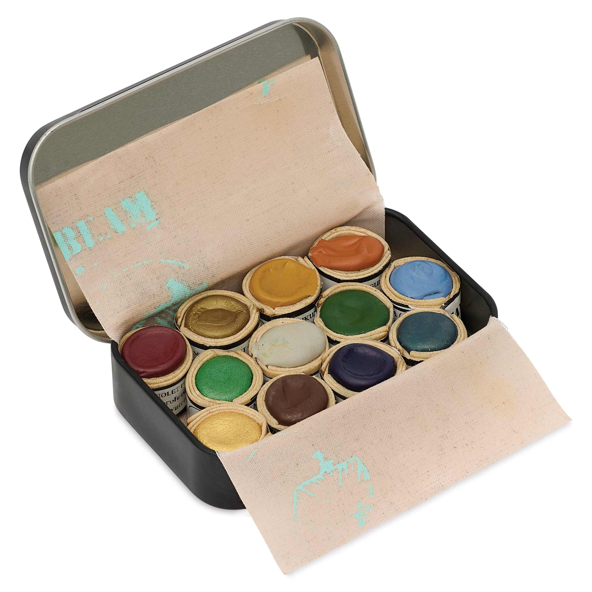 Beam Watercolor Empty Tin - Large