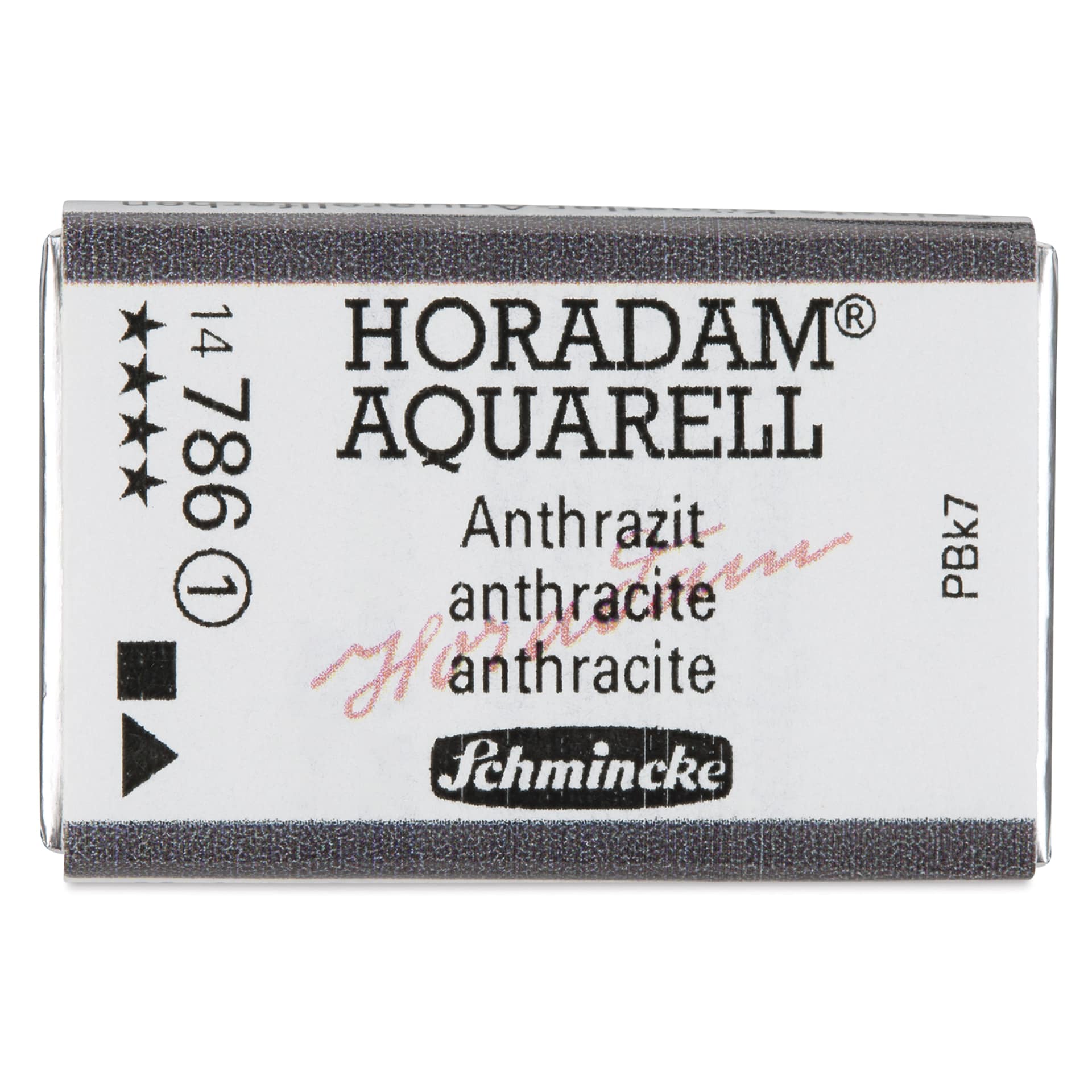 Schmincke Horadam Aquarell Watercolor - Anthracite, Full Pan