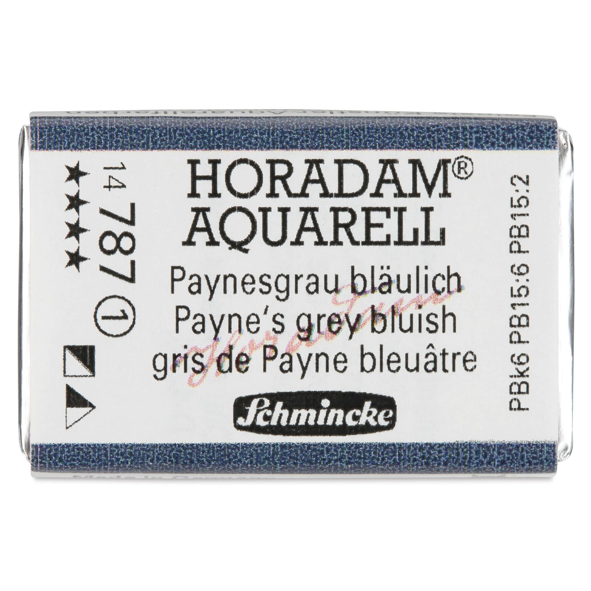 Schmincke Horadam Aquarell Watercolor - Payne's Grey Bluish, Full Pan