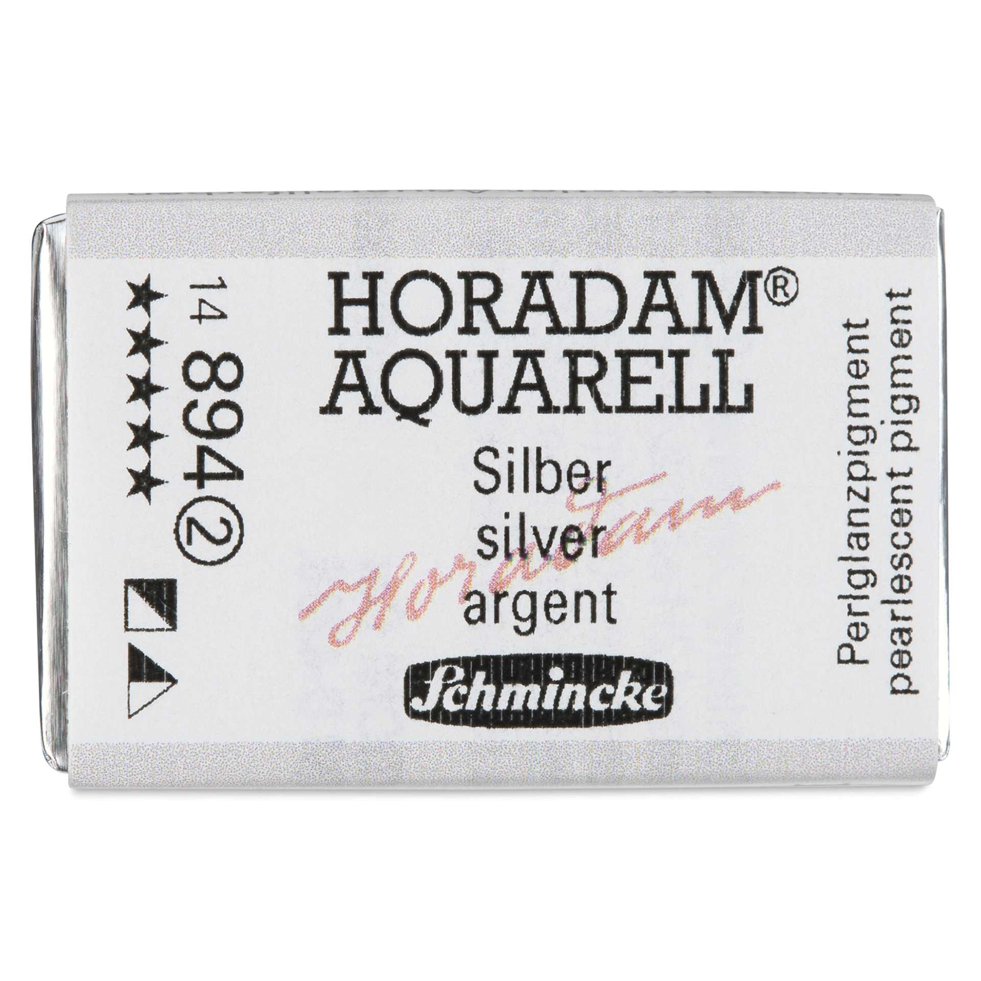 Schmincke Horadam Aquarell Watercolor - Silver, Full Pan