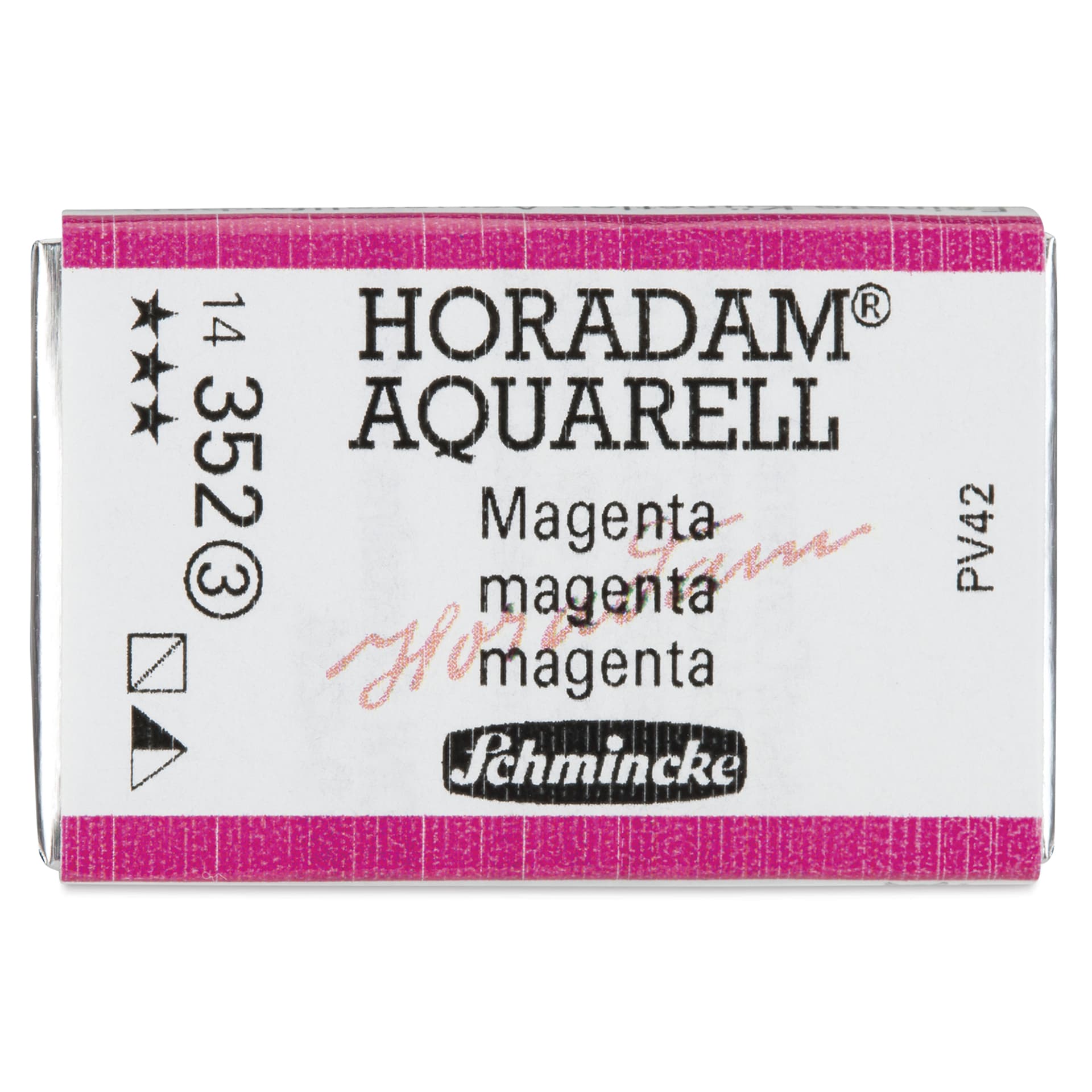 Schmincke Horadam Aquarell Watercolor - Magenta, Full Pan
