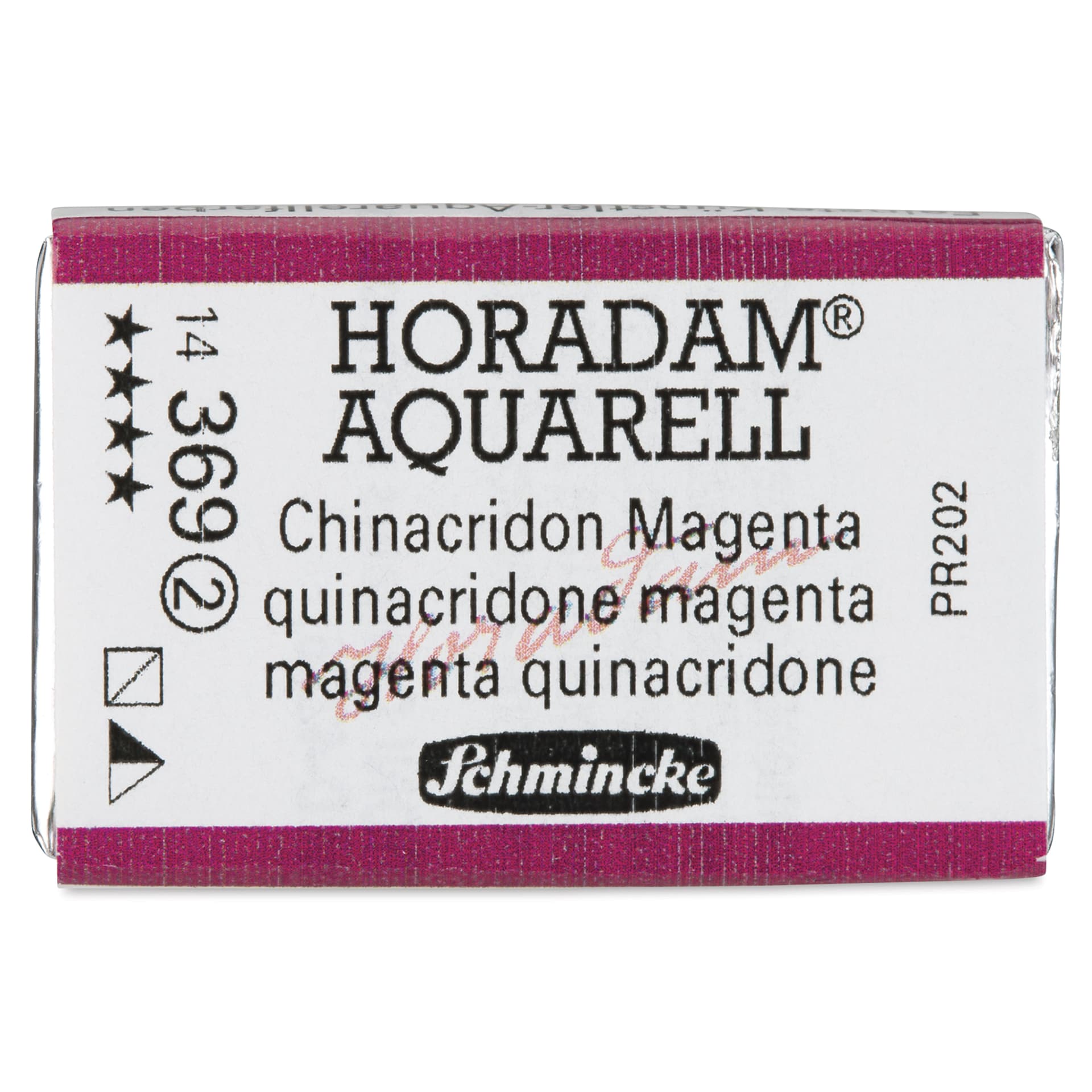Schmincke Horadam Aquarell Watercolor - Quinacridone Magenta, Full Pan