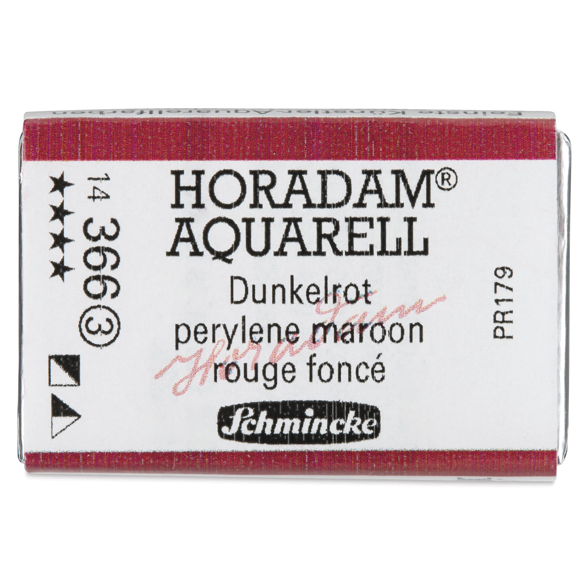 Schmincke Horadam Aquarell Watercolor - Perylene Maroon, Full Pan
