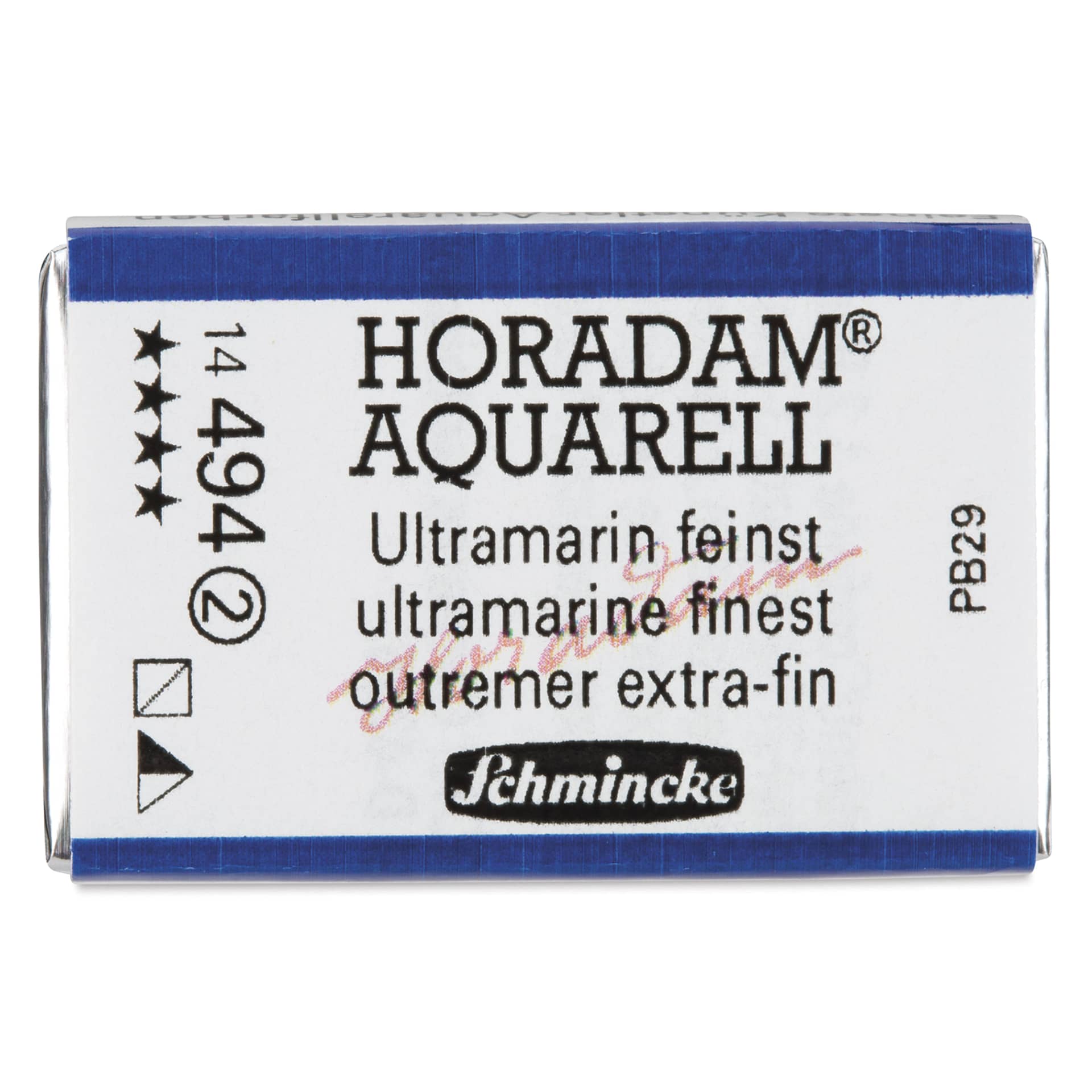 Schmincke Horadam Aquarell Watercolor - Ultramarine Finest, Full Pan