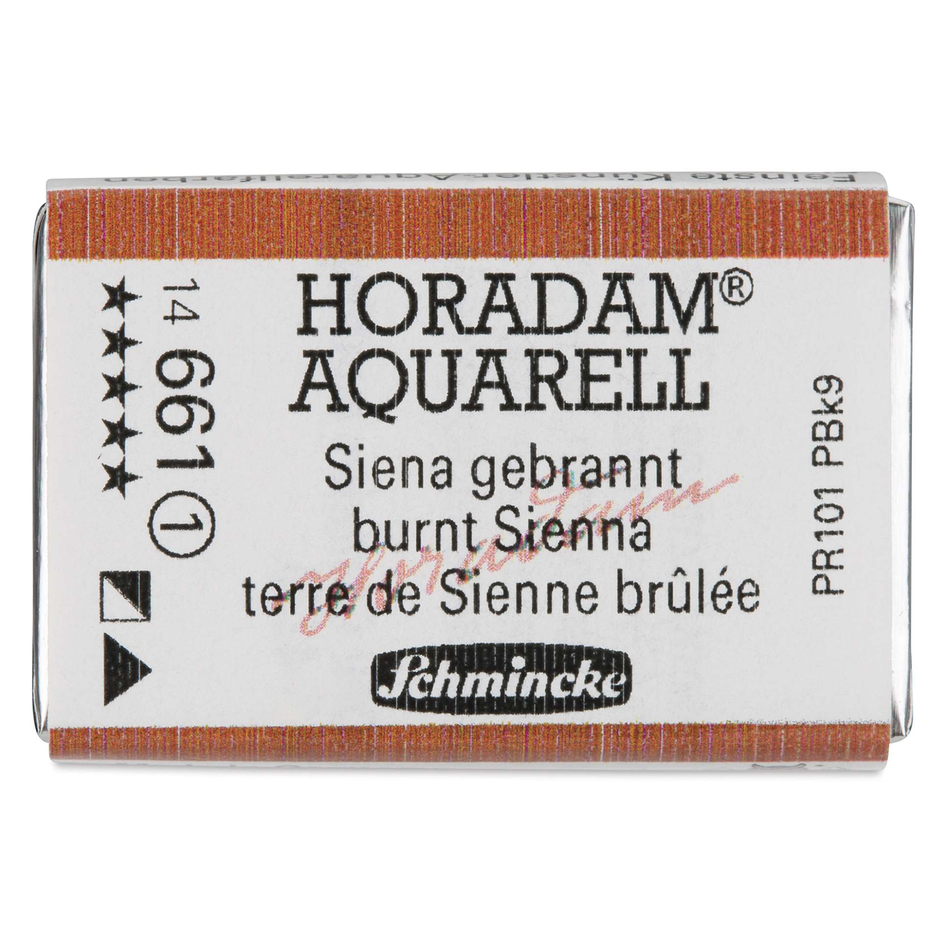 Schmincke Horadam Aquarell Watercolor - Burnt Sienna, Full Pan