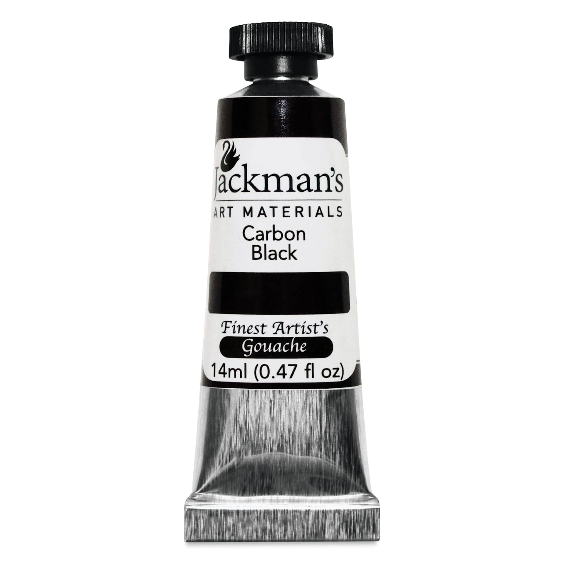 Jackman's Finest Artists' Gouache - Carbon Black, 14 ml