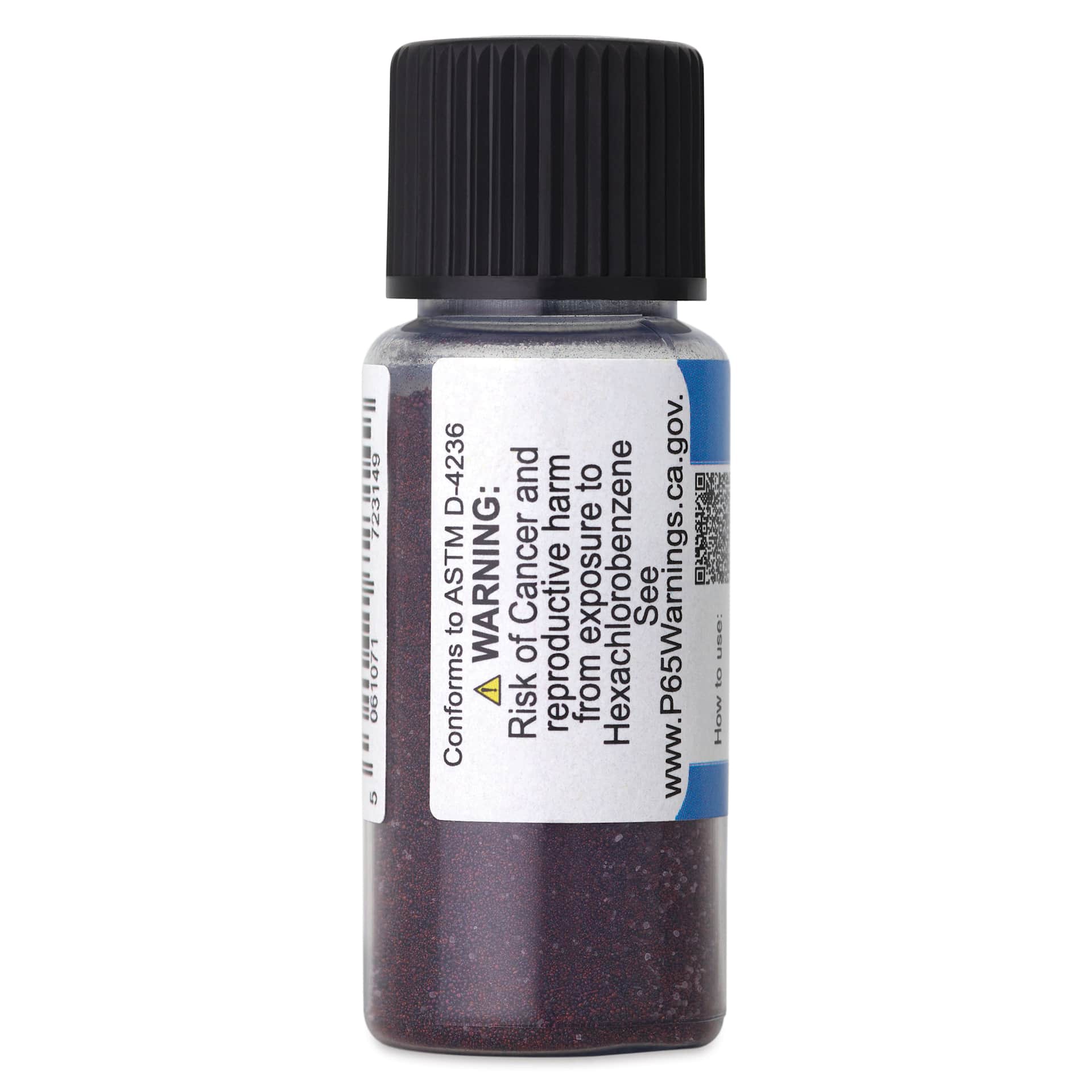 Jackman's Crystalline Powder Watercolor - Shadow Grey, 6 g back of bottle
