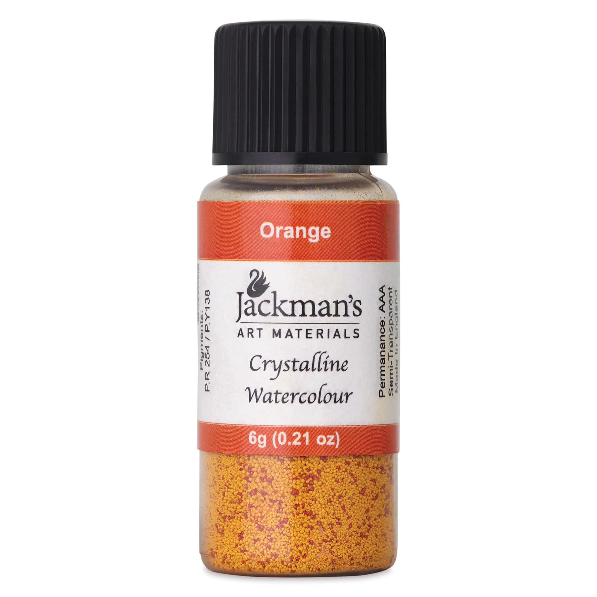 Jackman's Crystalline Powder Watercolor - Orange, 6 g